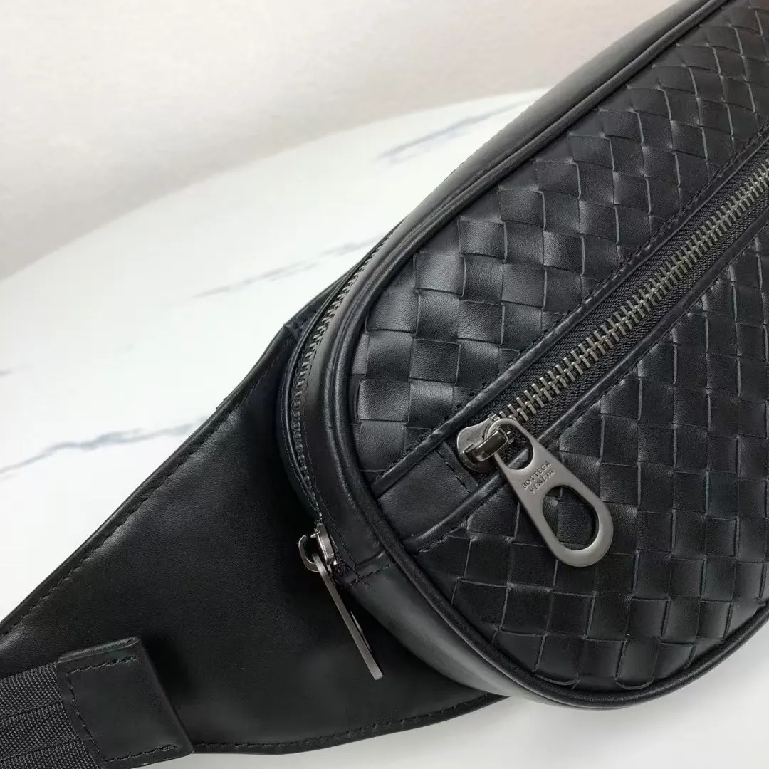 Black Belt Bag Casual Leather