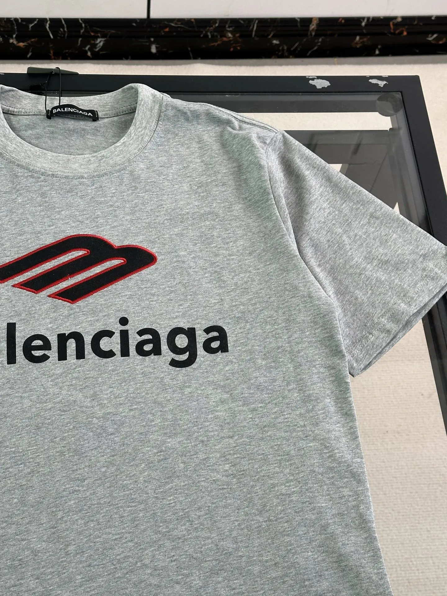 Balenciaga 黑色 純棉 Logo 短袖T恤(數字2) Balenciaga 黑色 純棉 Logo 短袖T恤(數字2)