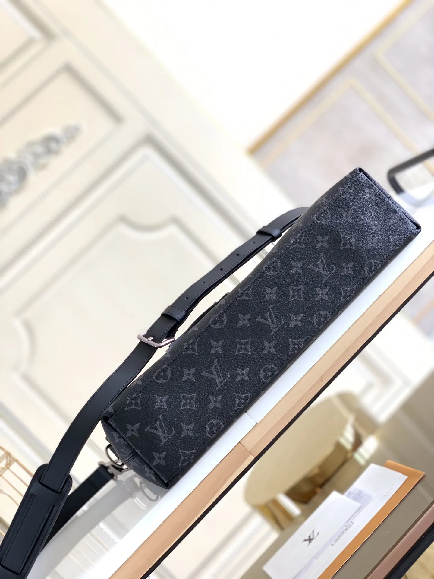 LV 黑色 老花 公文包 精选款