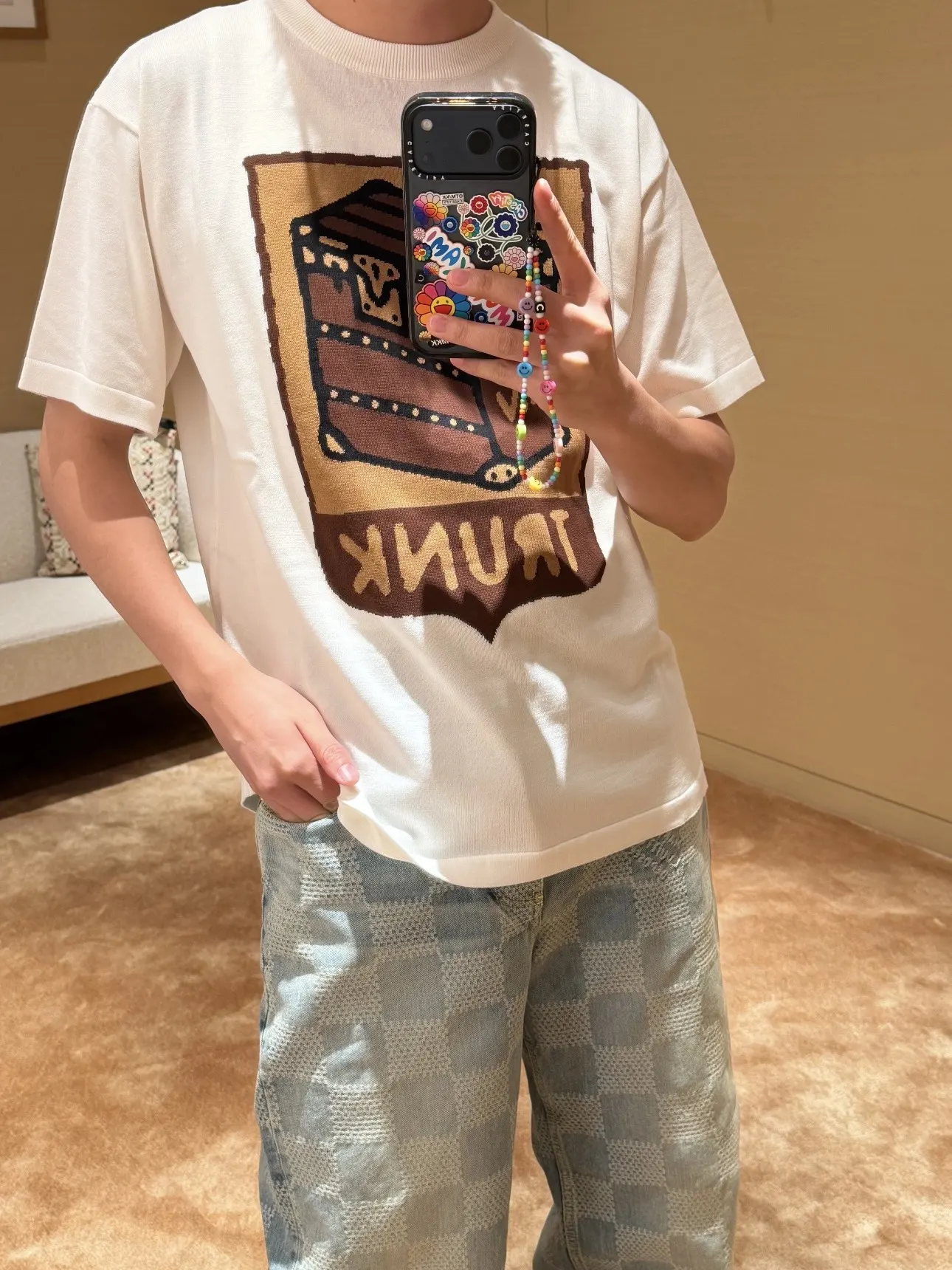Louis Vuitton 25SS 白色 Mo短袖T恤