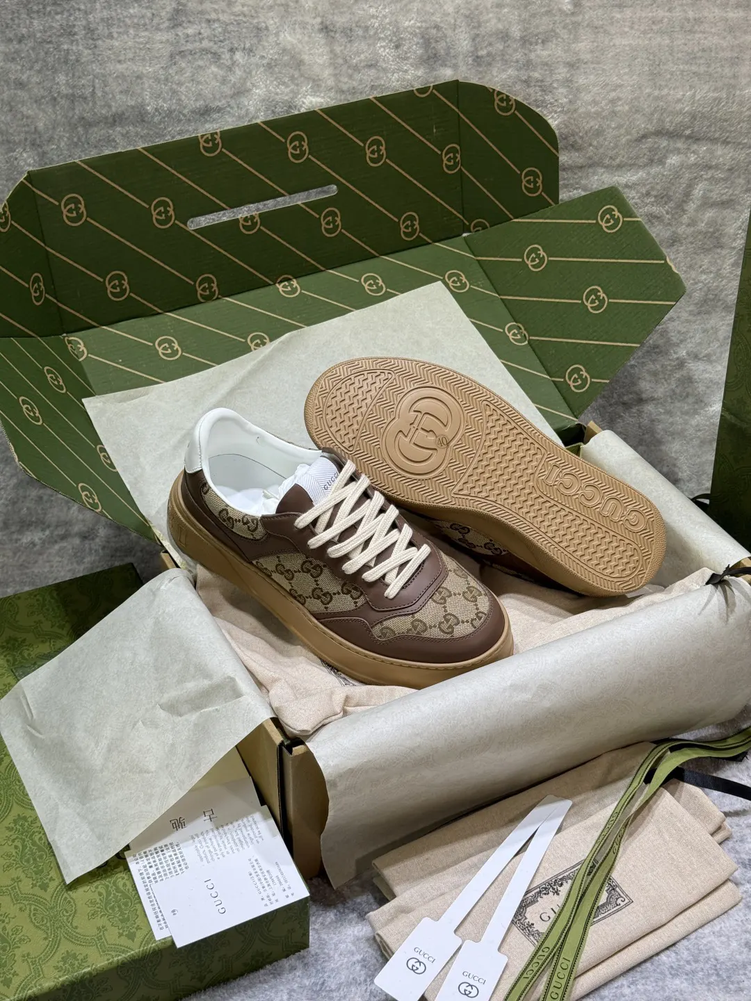 Gucci Logo Sneakers Image 3 Gucci Logo Sneakers Image 3