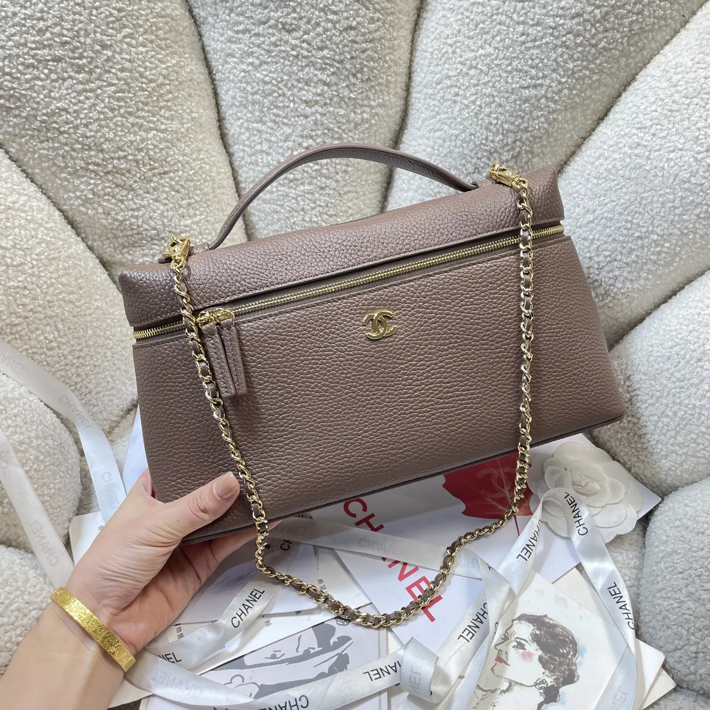 Cosmetic Pouch Premium Leather