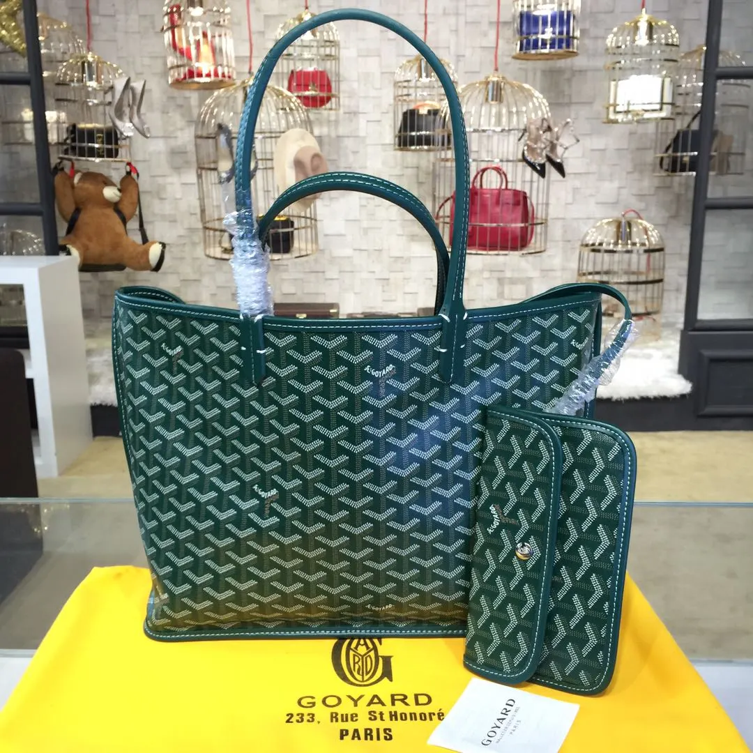Goyard 戈雅 双面可用 充满法式优雅 订制Y字母涂鸦料 皮轻 旅行包 大容量旅行款