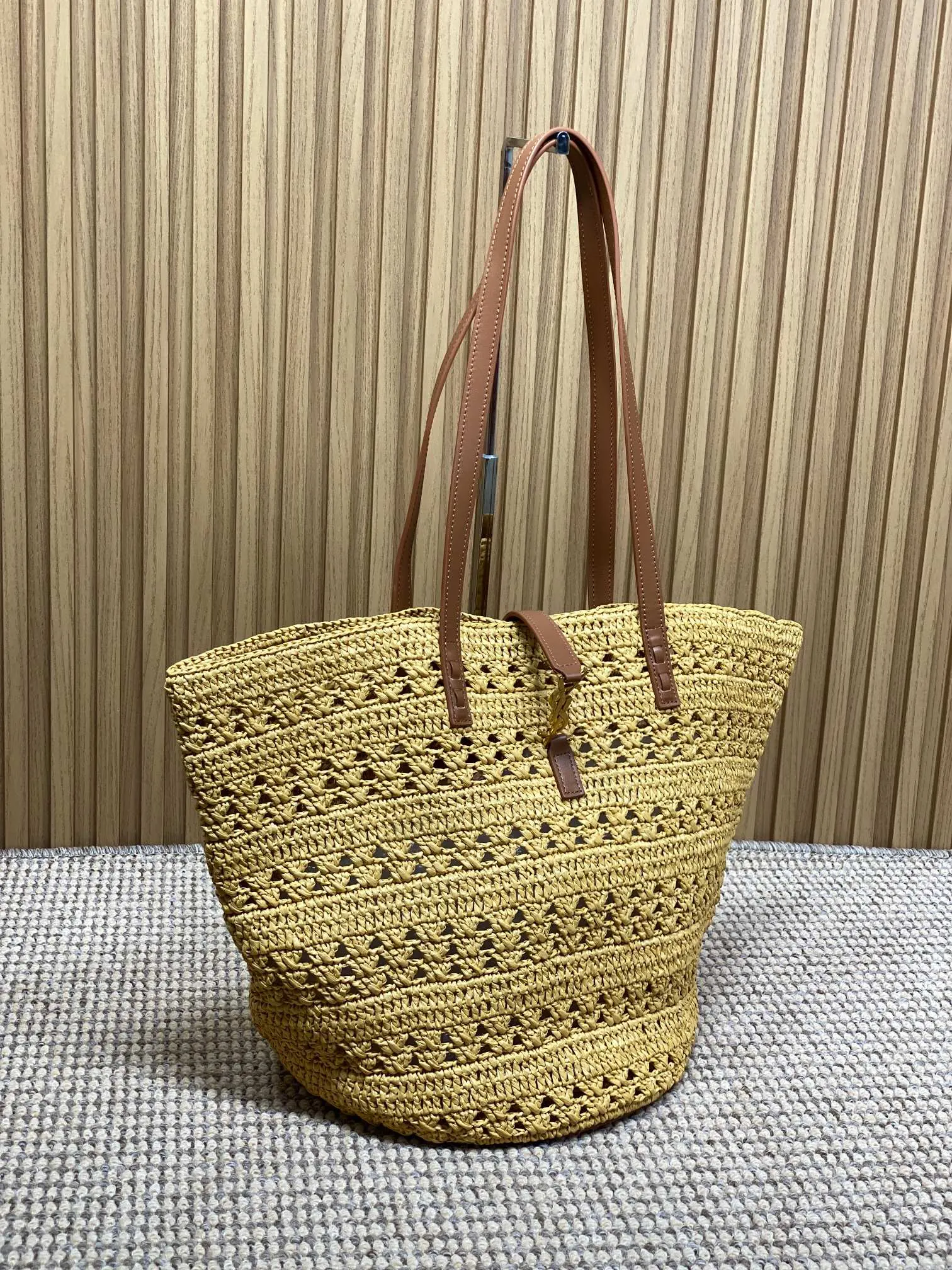 YSL 牛皮 容量大 通勤 海边 日常都能用 托特包 大容量托特款