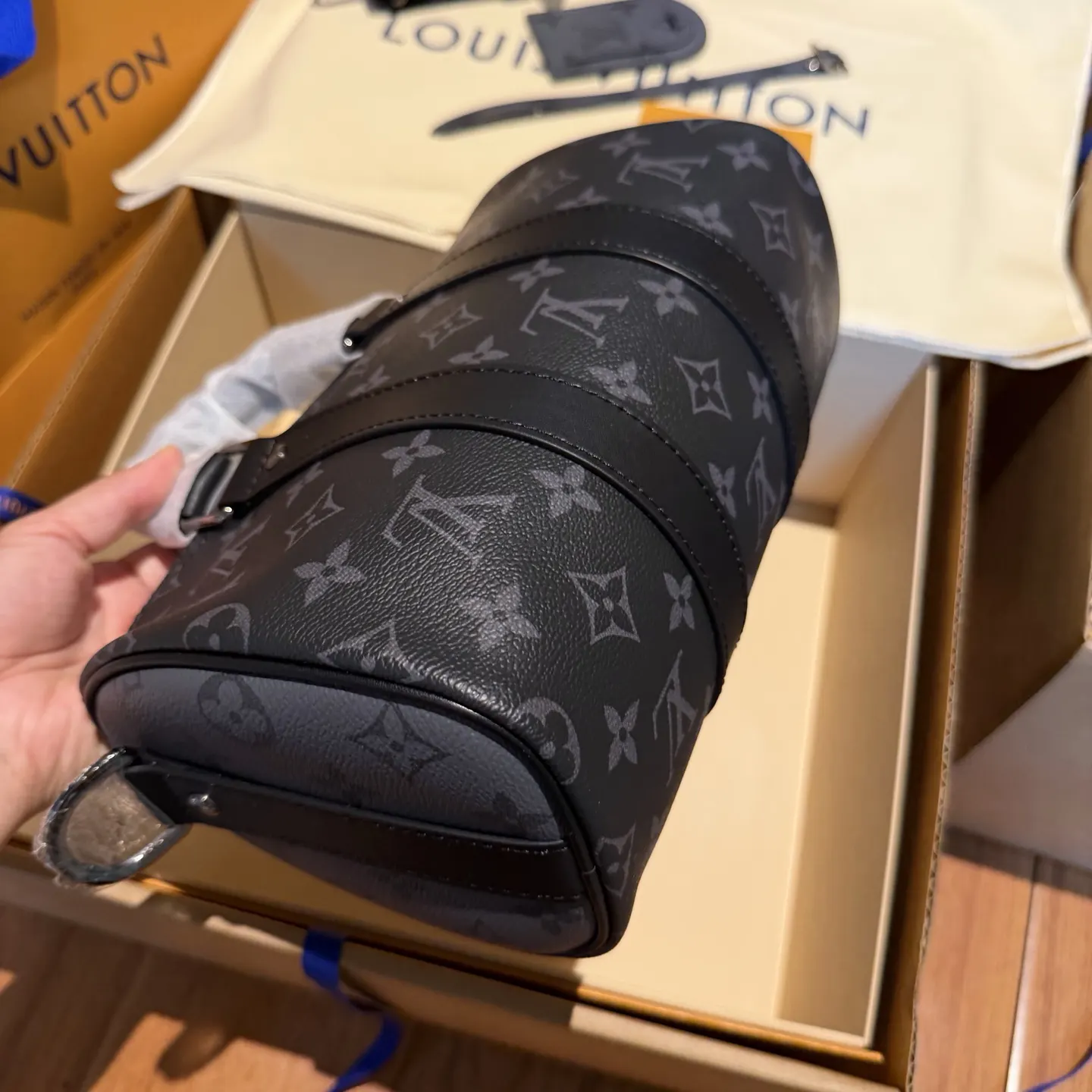 Keepall 黑武士keepall 枕头 KEEP 旅行包 大容量旅行款