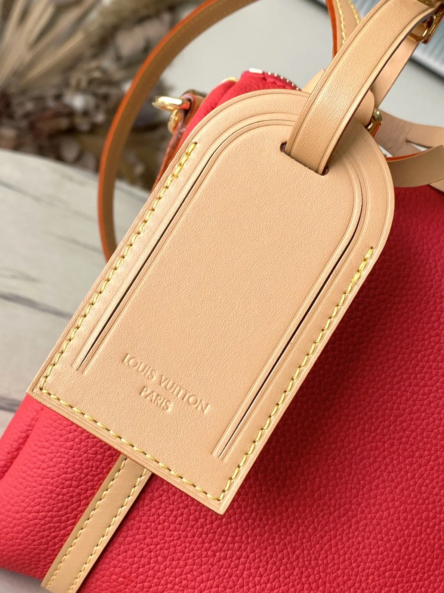 LV Keepall 紅色 行李箱 旅行拉杆款 輕便出行款
