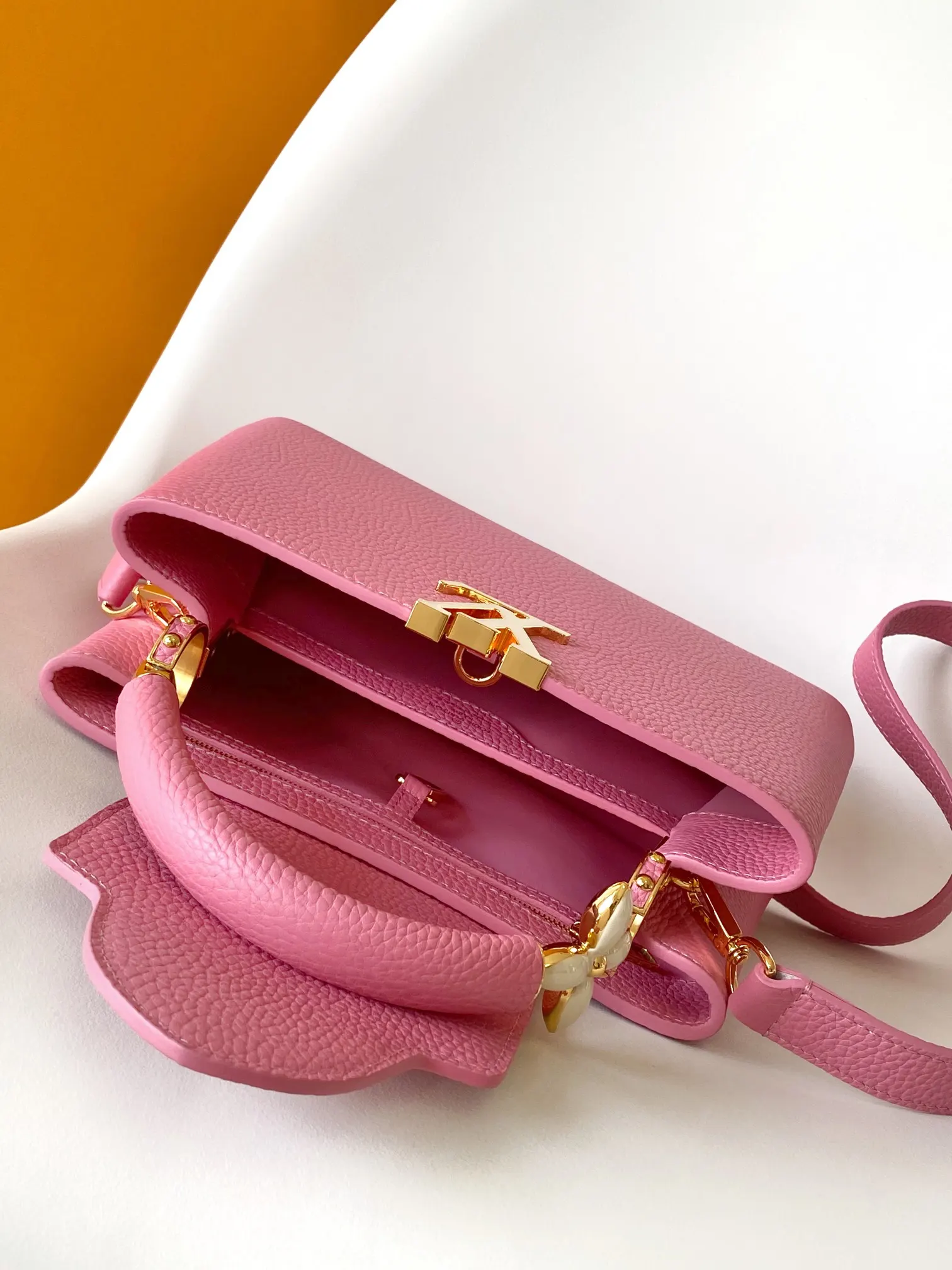 LV Capucines 黑灰配色 拉链钱包｜ORBUYBAG 岚奢包高端时尚精品