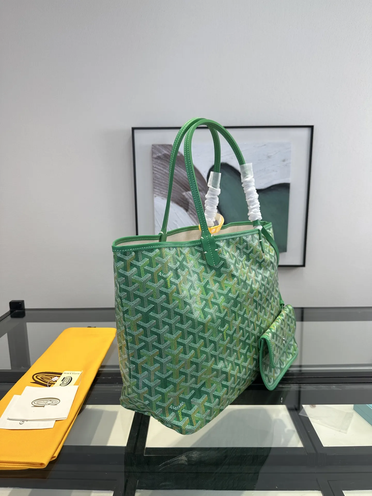 Goyard 戈雅 托特包购物袋 四季炫彩限定色 草地綠 大容量托特款