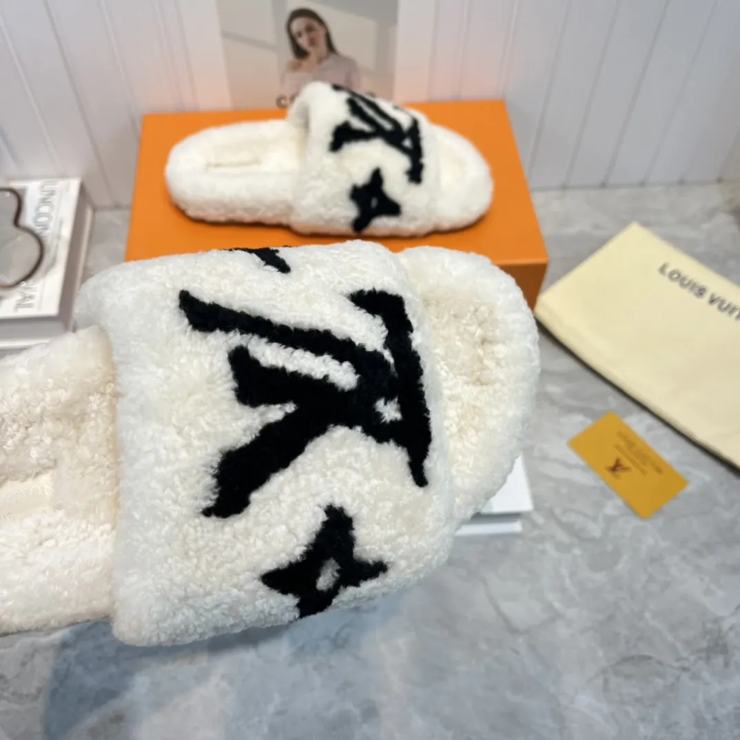 LV Platform Slippers Casual Versatile | ORBUYBAG High-End Fashion Boutique