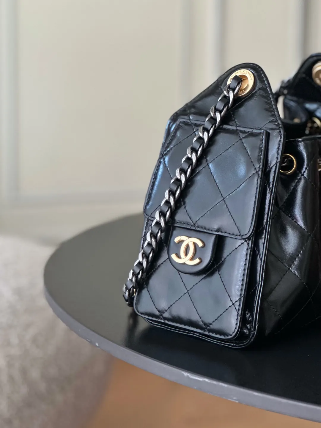 Bucket Bag Casual Leather