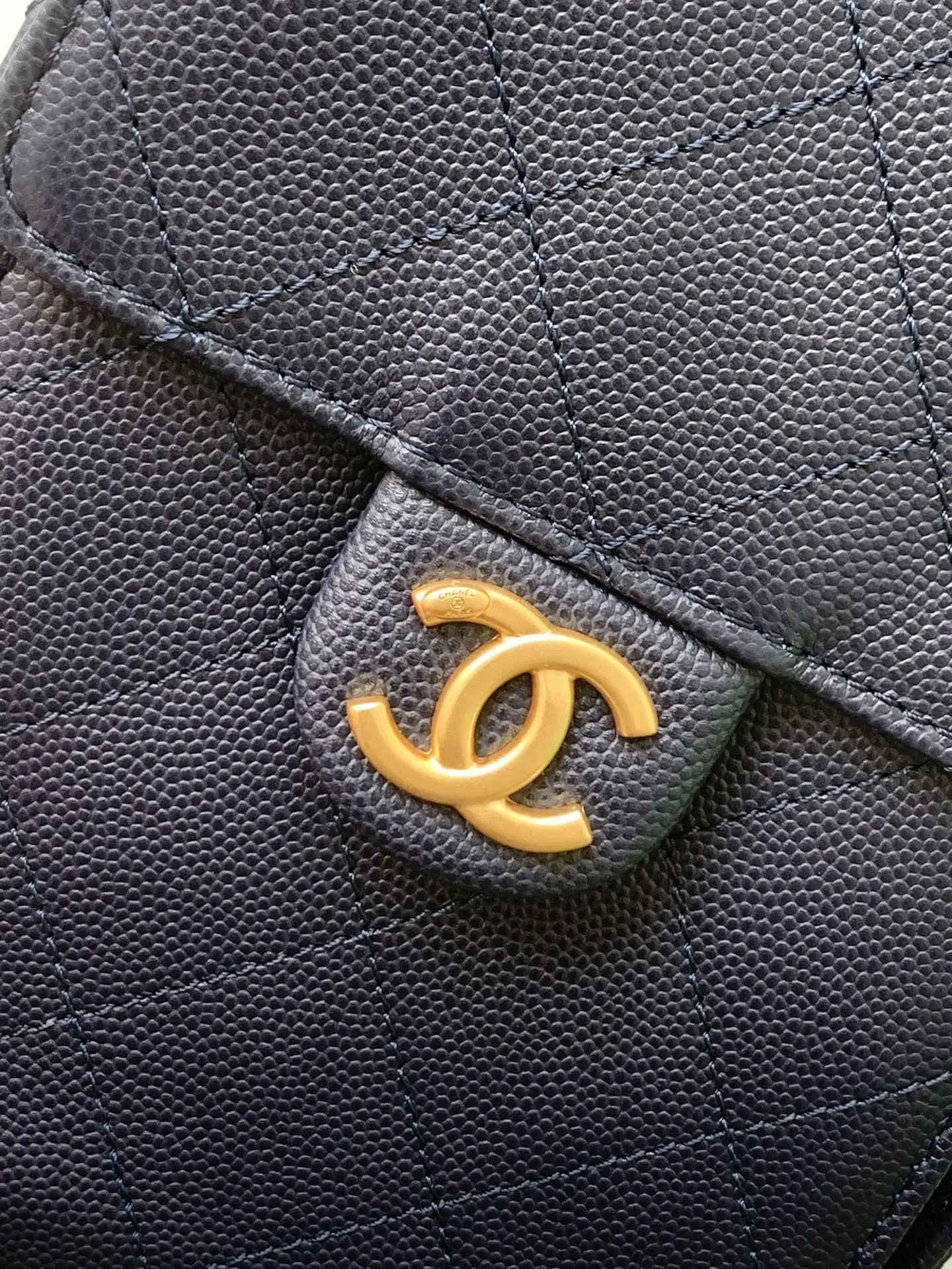 CHANEL Hobo 进口 免税 球纹皮嘻哈包 腋下包 复古腋下背款