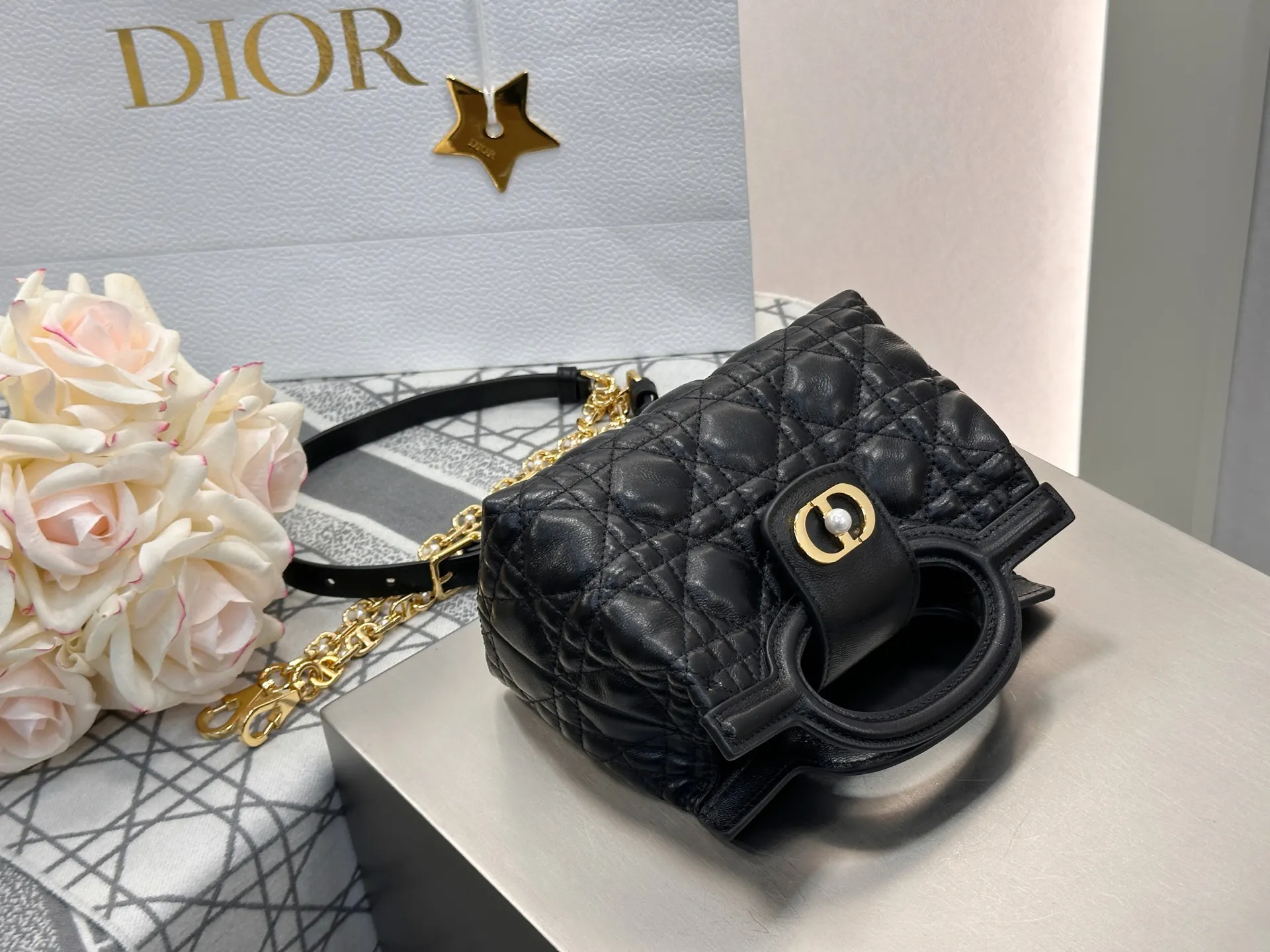 Black White Chain Bag