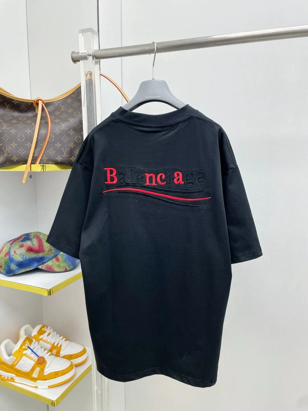 Balenciaga 26SS Logo 字母 短袖T恤
