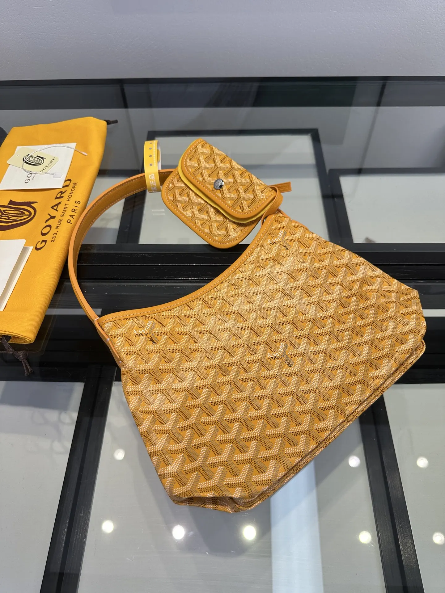 Goyard Yellow Tote Bag