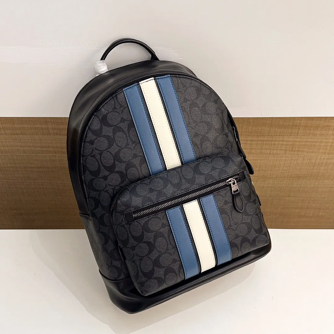 Coach 老花 牛皮 男士雙肩 雙肩包 实用雙肩款