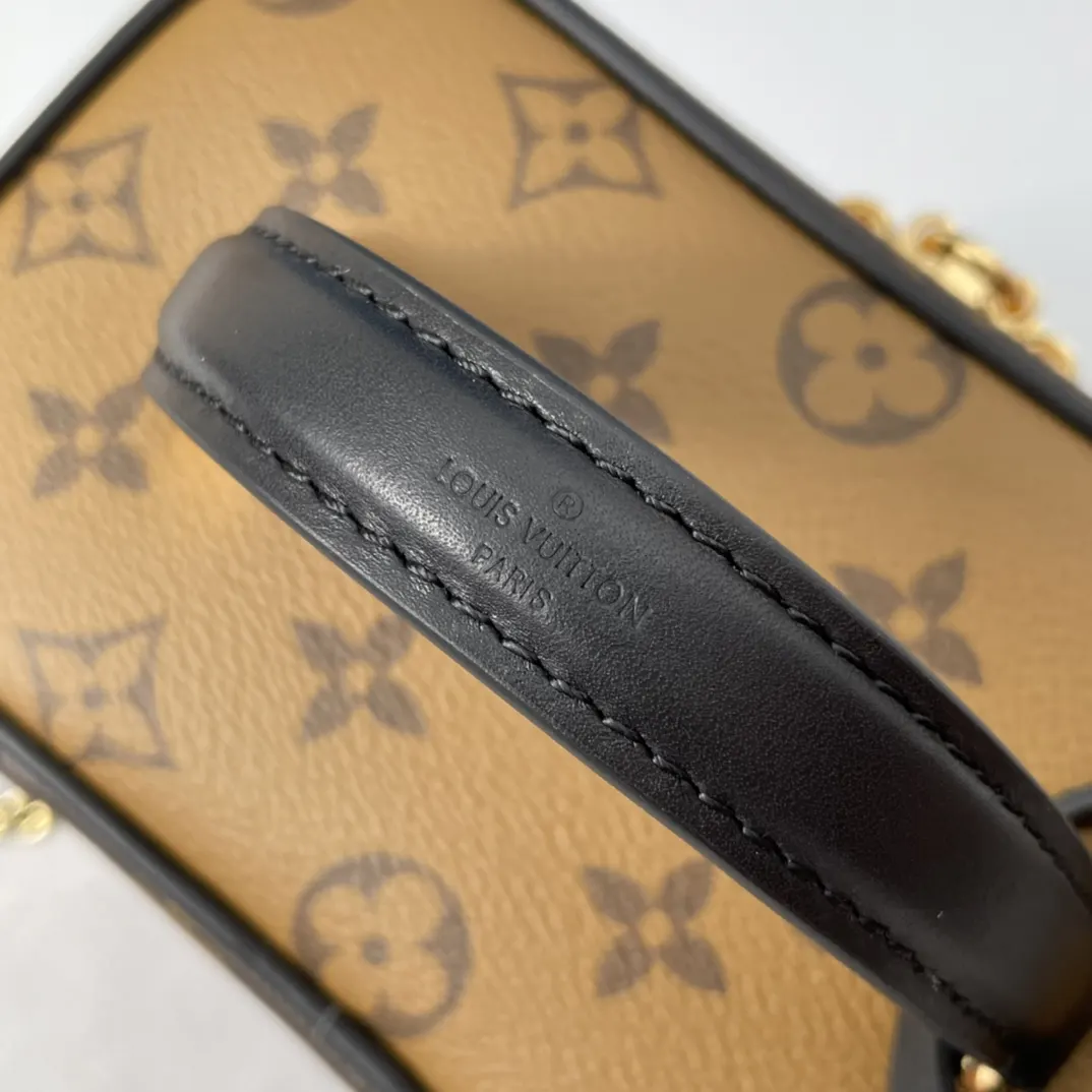 LV 帆布 链条包 精致链条款