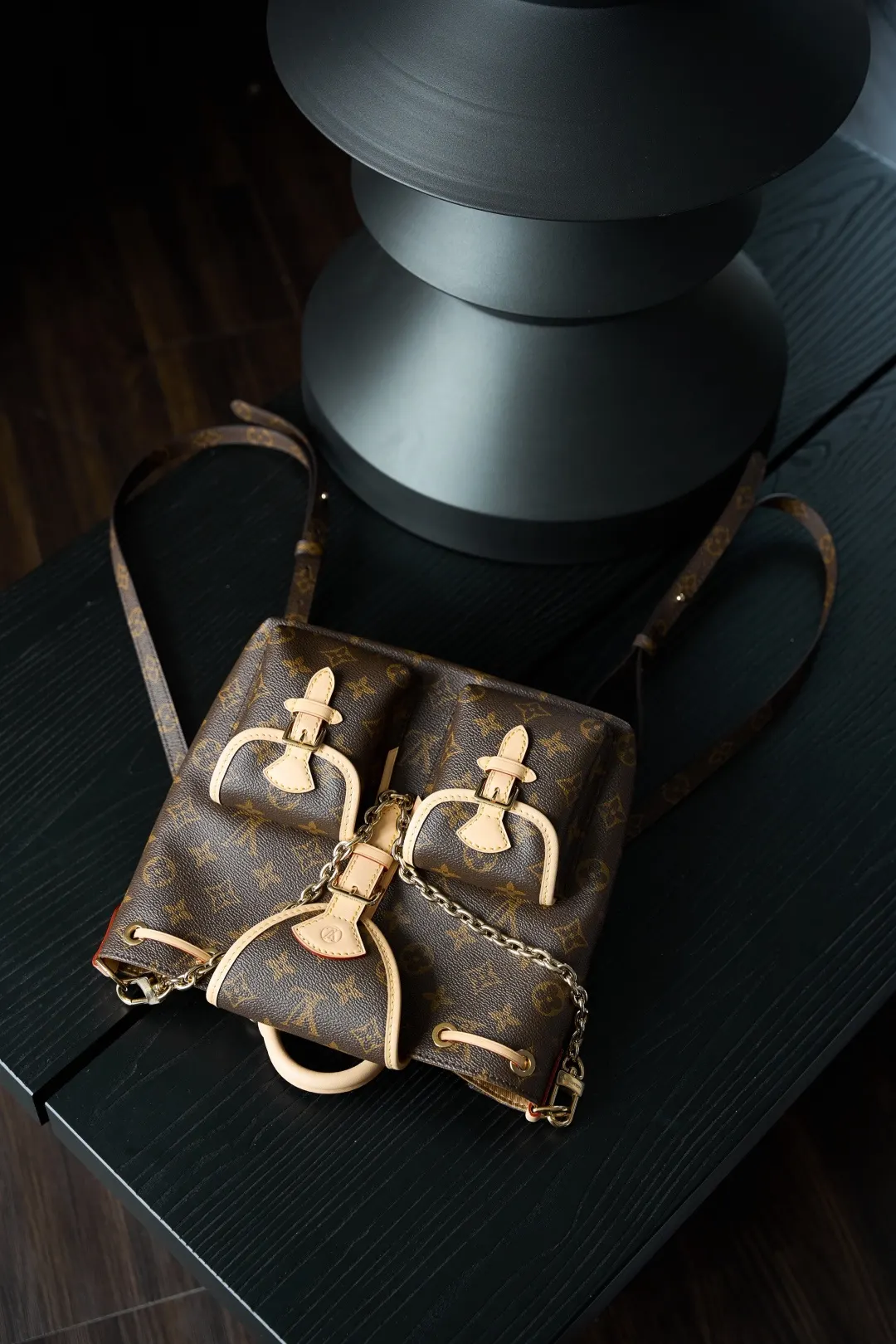 Monogram Backpack Leather