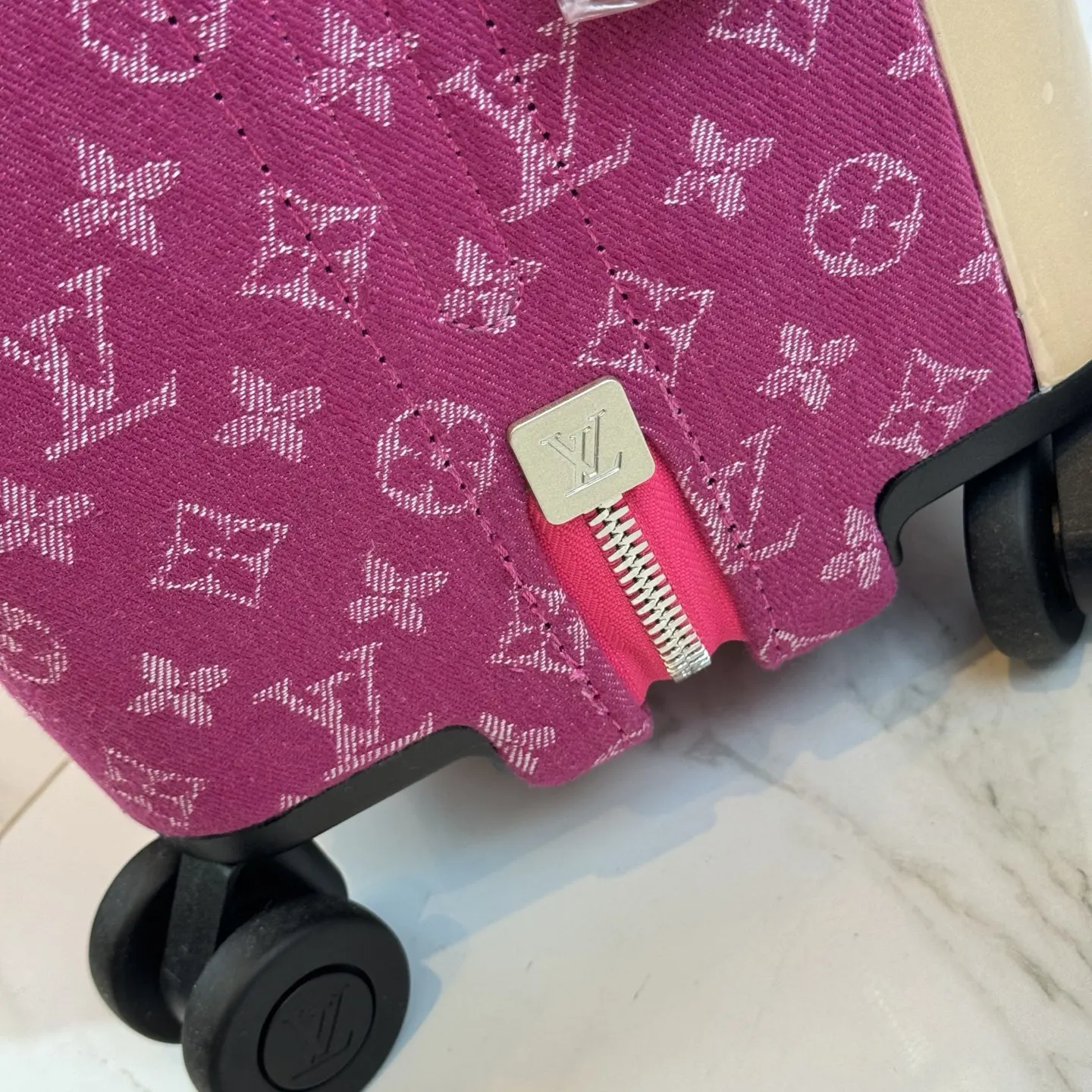 Louis Vuitton Pink Suitcase Travel Lightweight