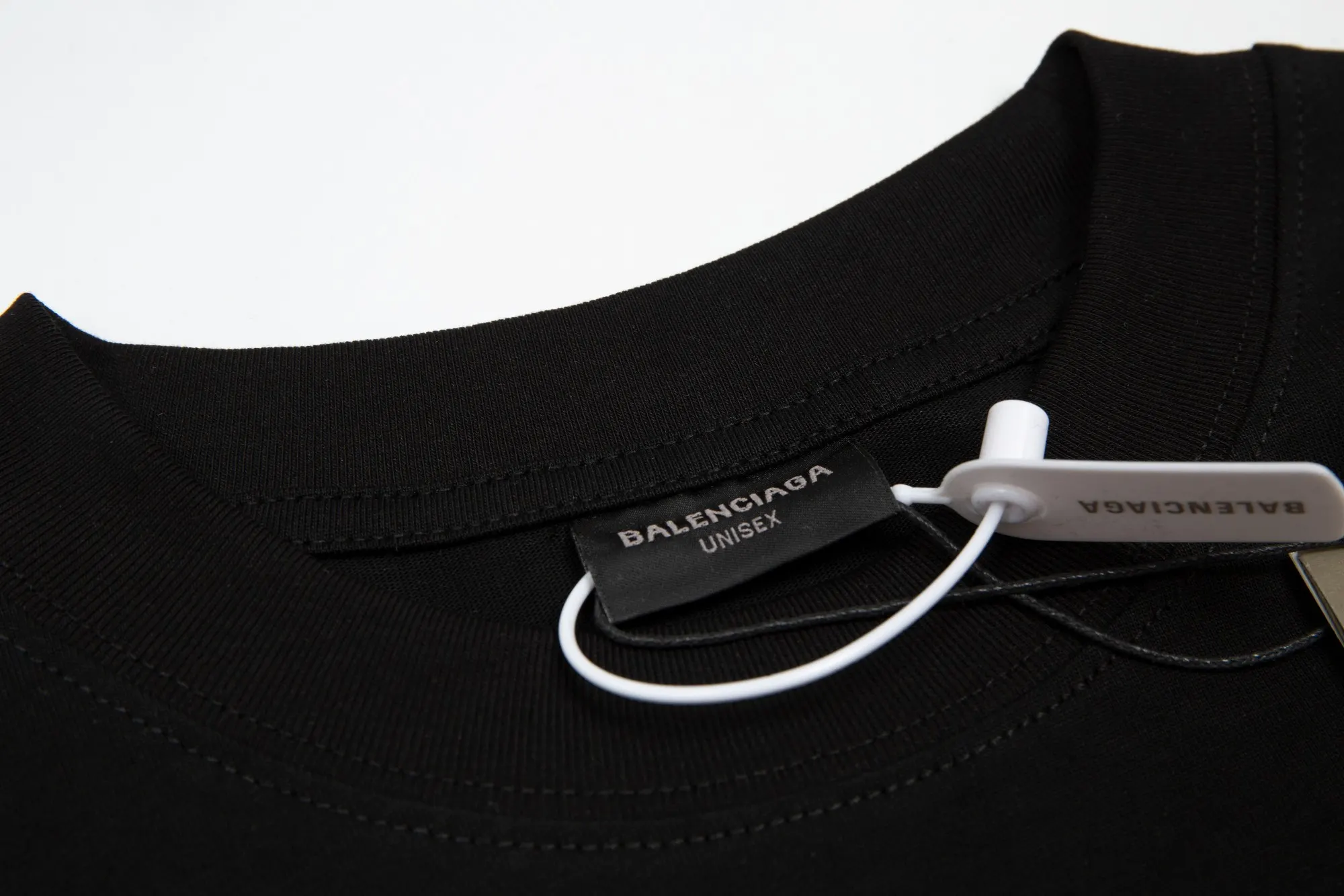 Balenciaga Black Short Sleeve T-Shirt Loose