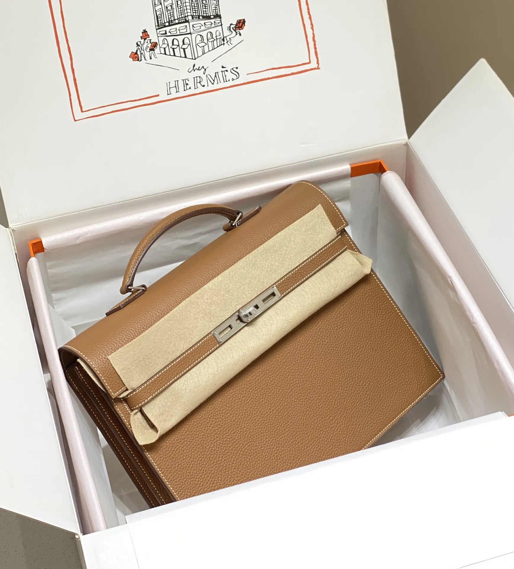 Brown Briefcase Business Commuter