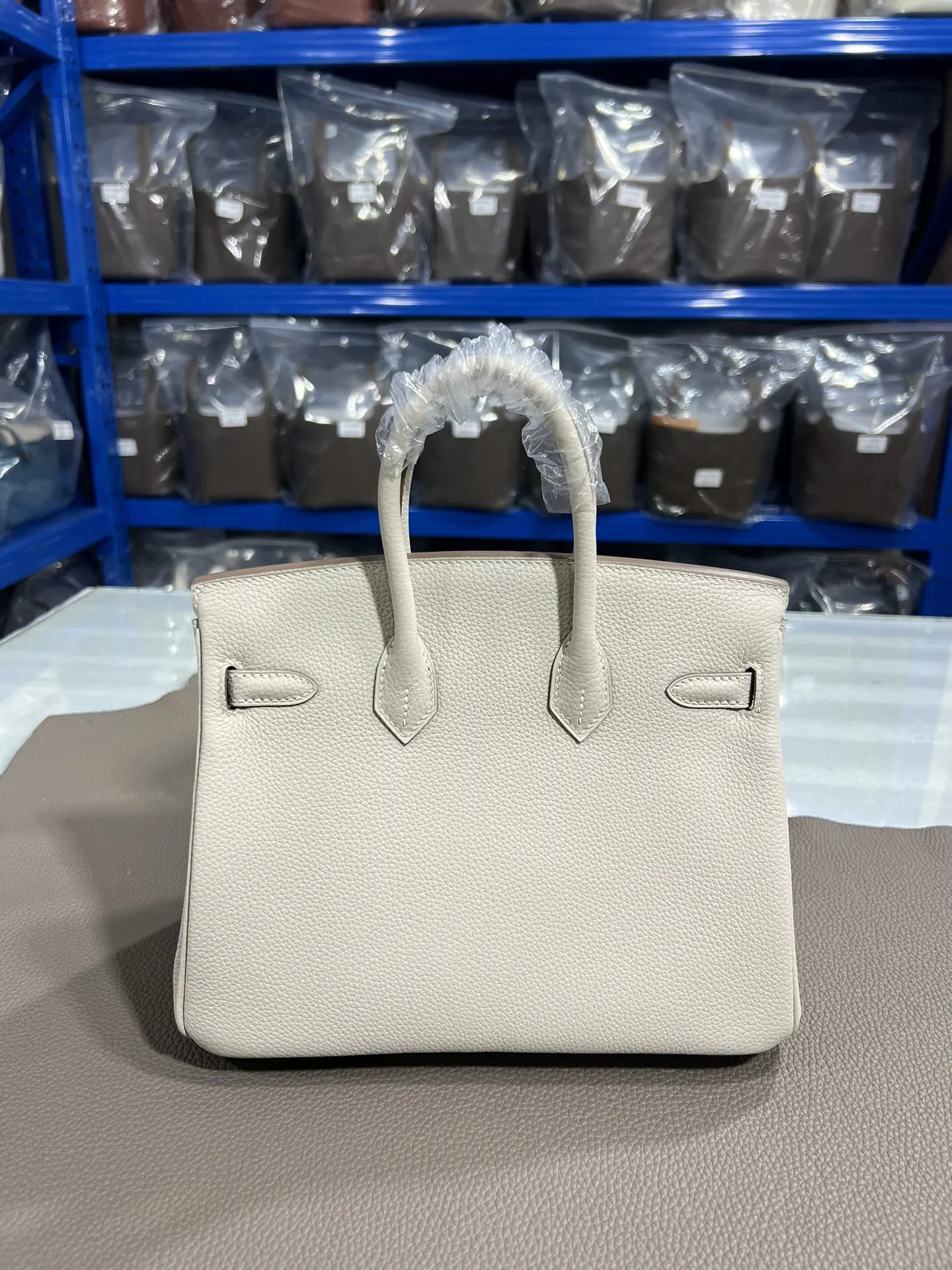 Hermès Birkin 奶昔白 Togo牛皮 手提包 25cm