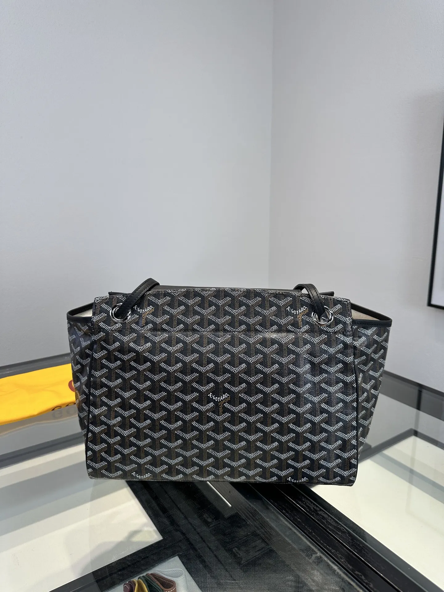 Goyard Black Organizer Pouch Travel Casual