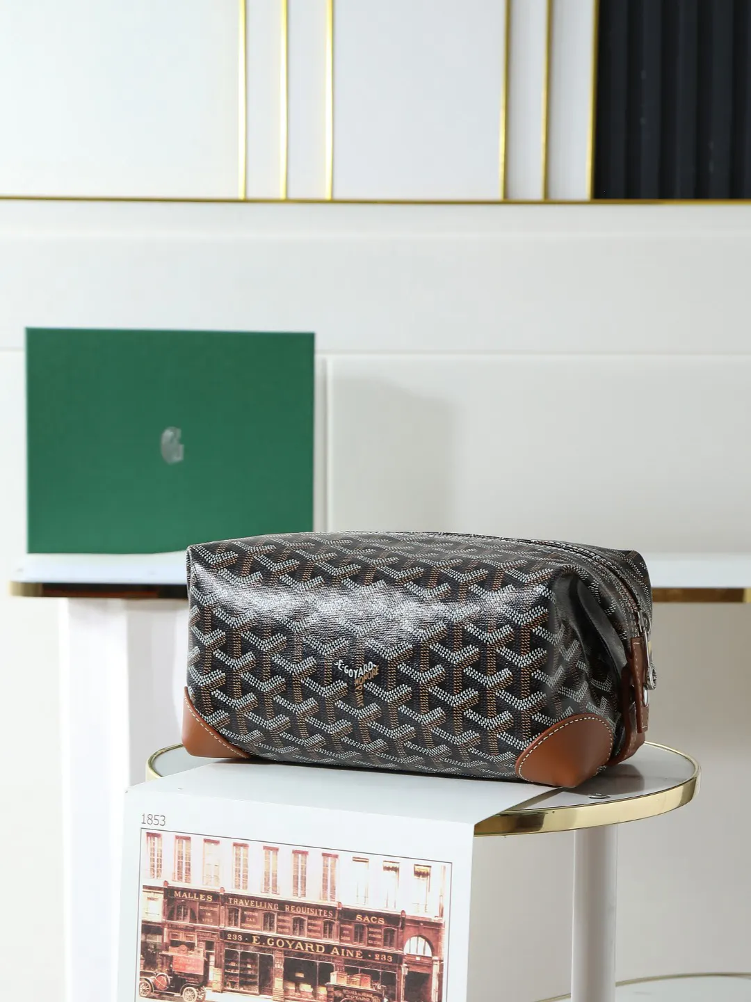Goyard 戈雅 化妆 收纳袋 内里有 手拿包 精致手拿款