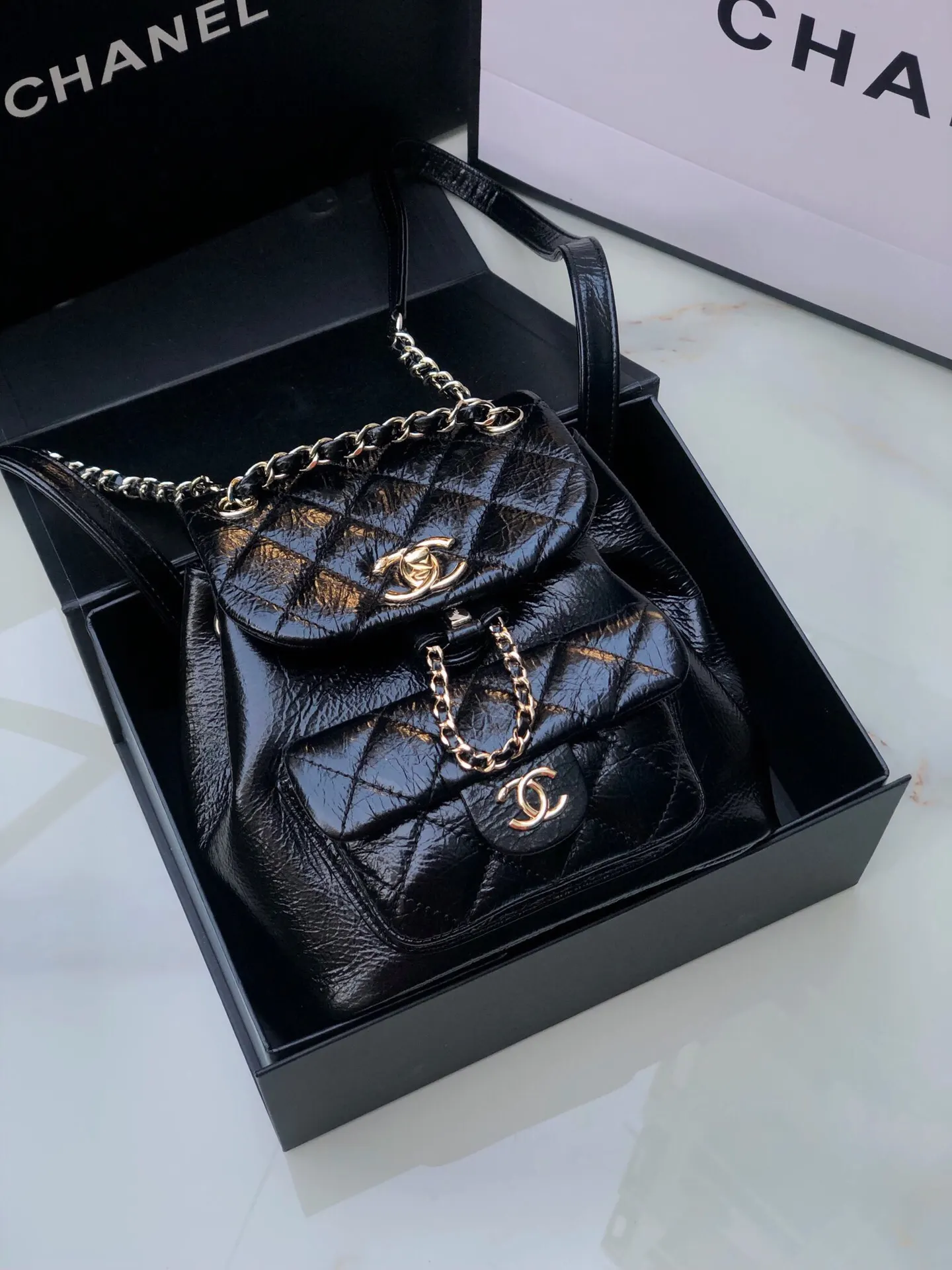 CHANEL 牛皮 厂价 包包 简 雙肩包 实用雙肩款