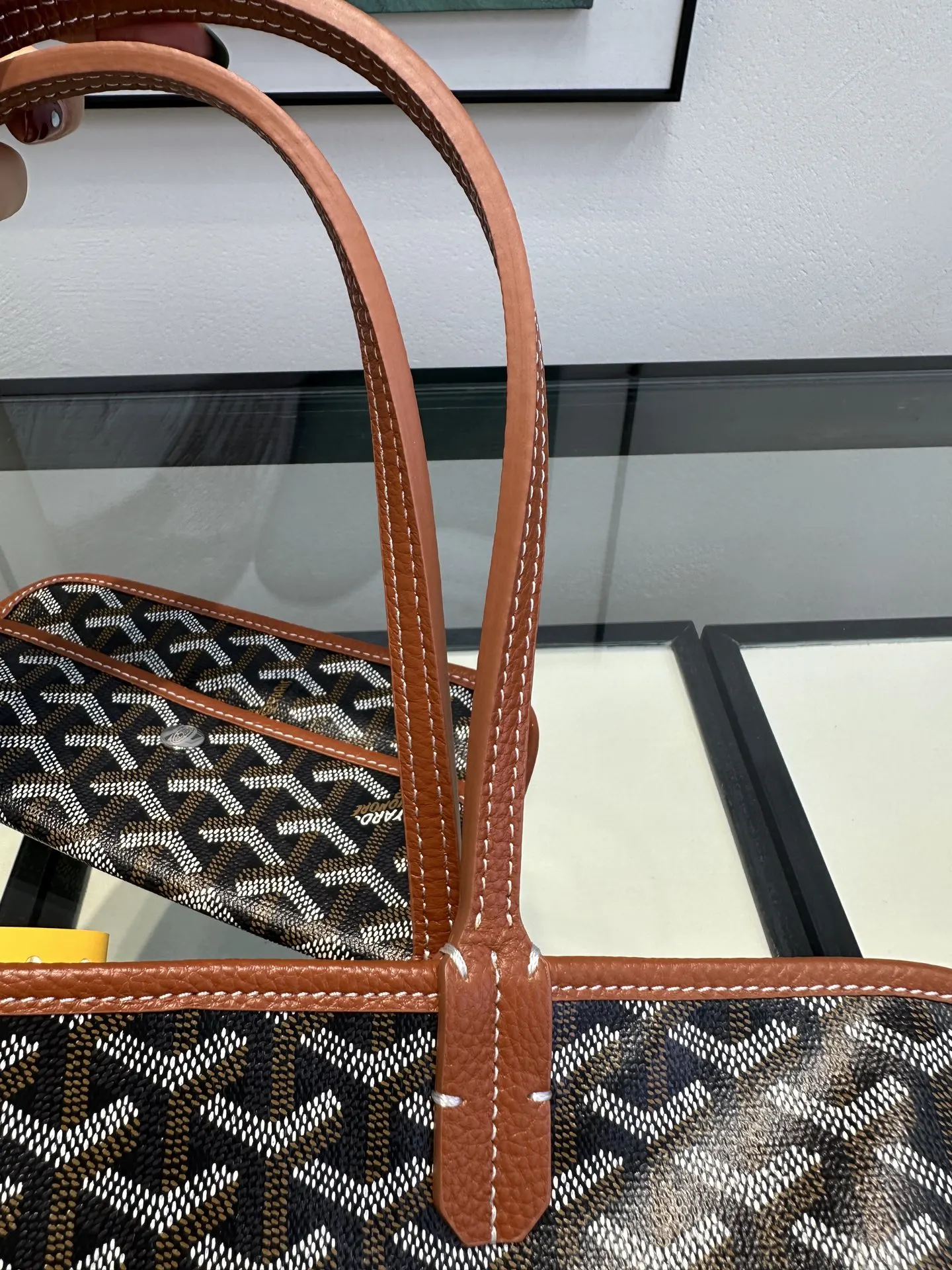 Goyard 棕色 皮革 收纳包 旅行收纳款