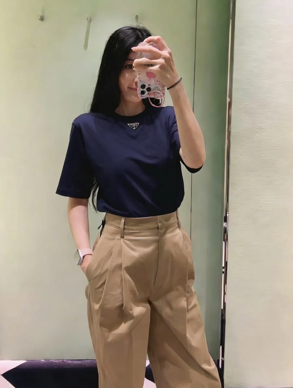 PRADA 棉质 针织 三角标 针织衫 休闲百搭款