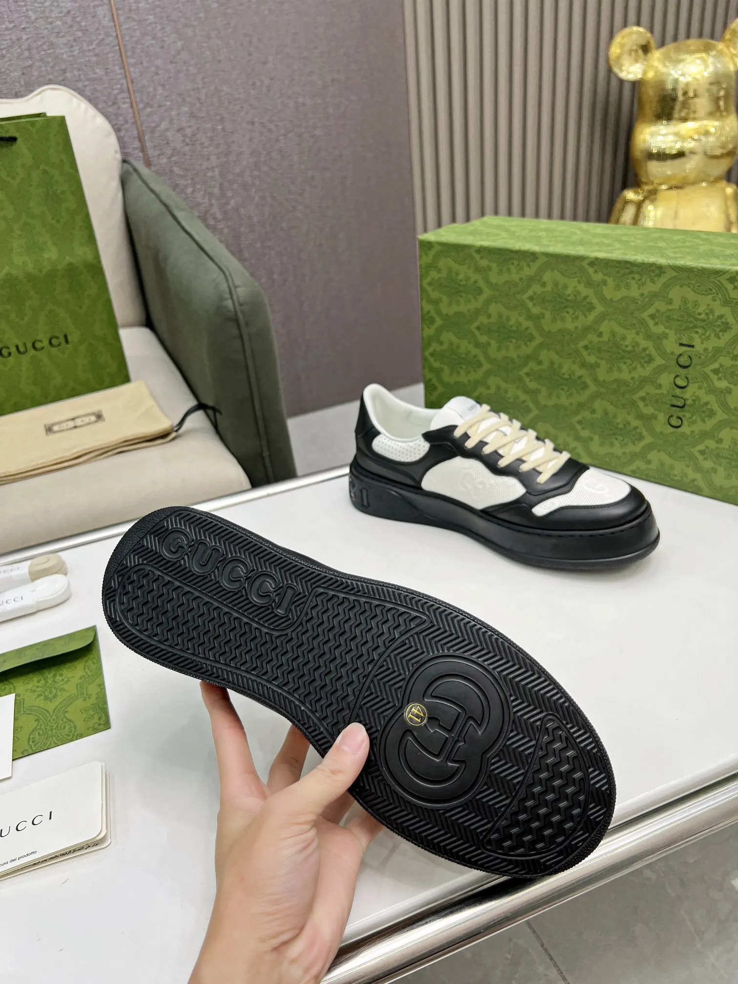 Gucci Logo休闲运动鞋