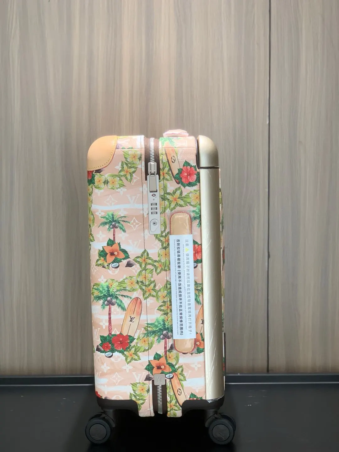 驴牌拉杆箱旅行箱 路易v 变色皮 海关锁 万向 行李箱 旅行拉杆款 輕便出行款