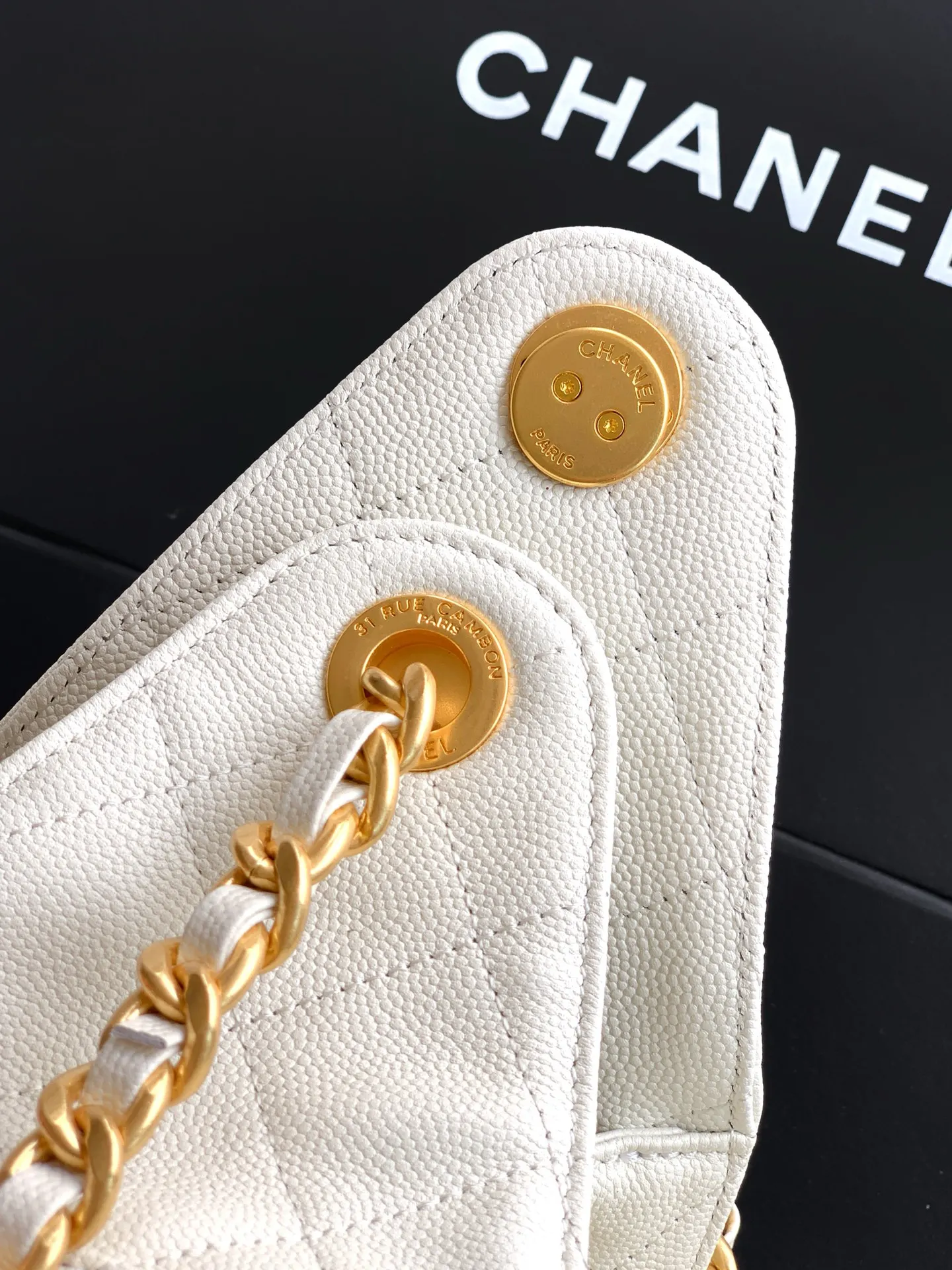 CHANEL Hobo 牛皮 腋下包 复古腋下背款