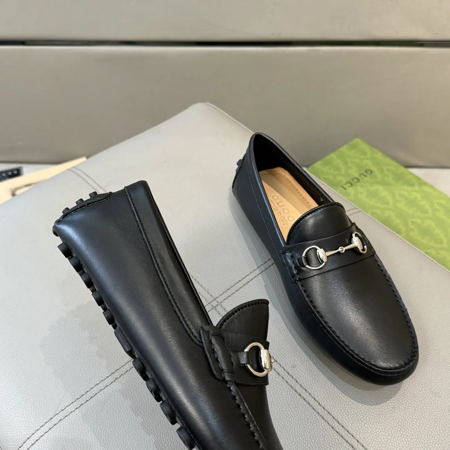 Gucci Logo休闲运动鞋 百搭款 黑色