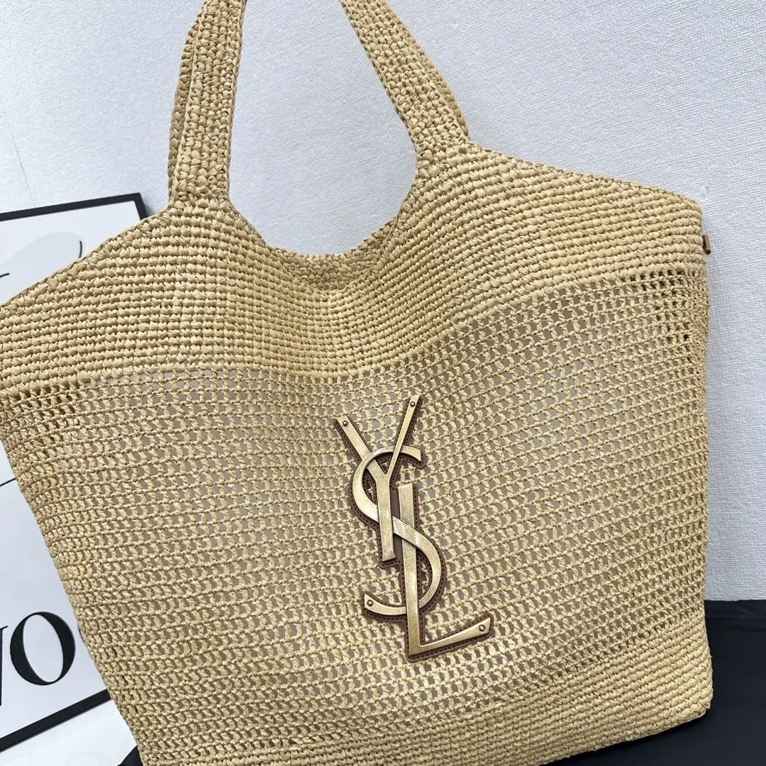 YSL 编织 icare max 托特包 大容量托特款