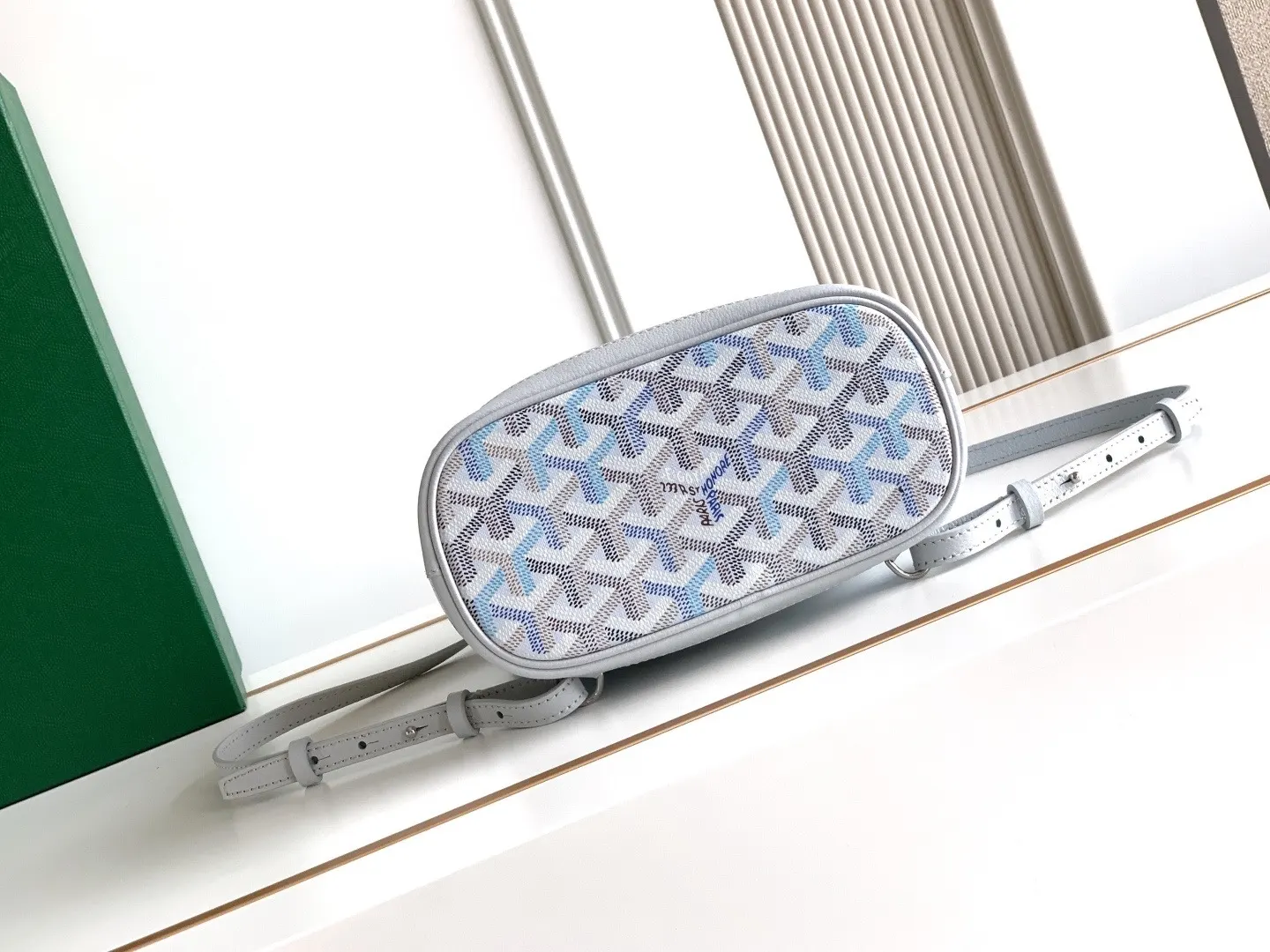 Goyard 帆布 极地蓝 双肩包 实用双肩款