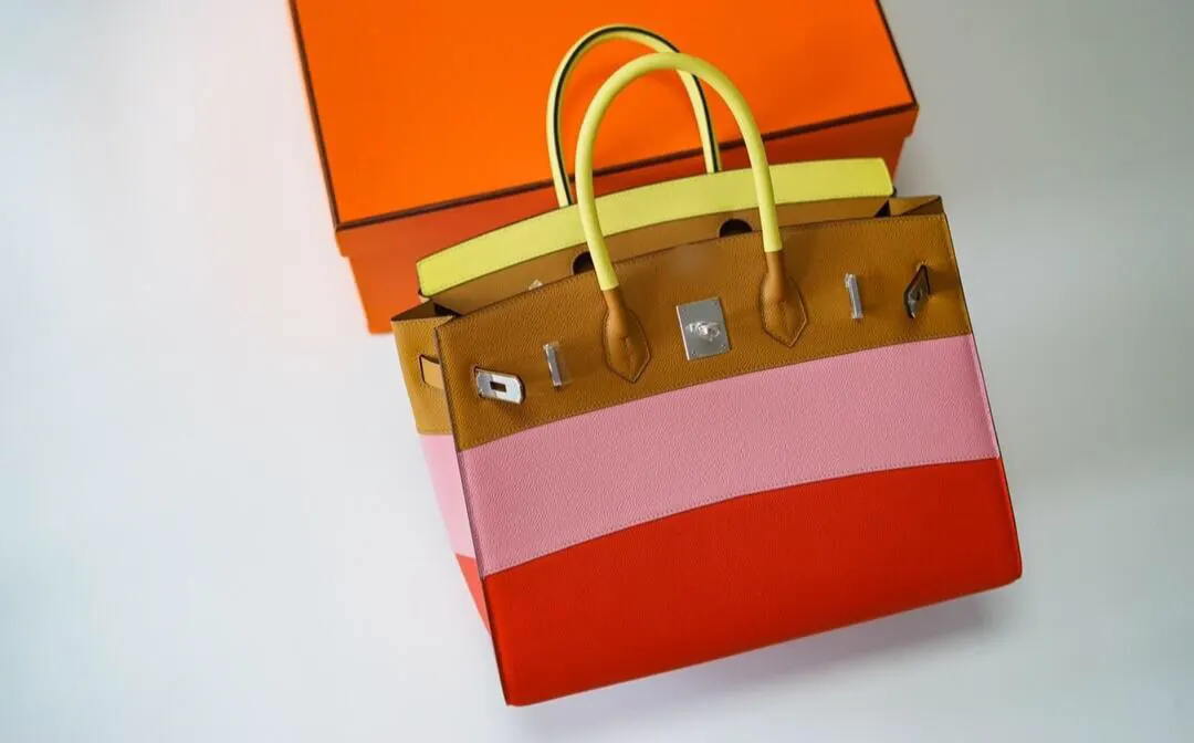 Hermès Birkin 拼色 手提包