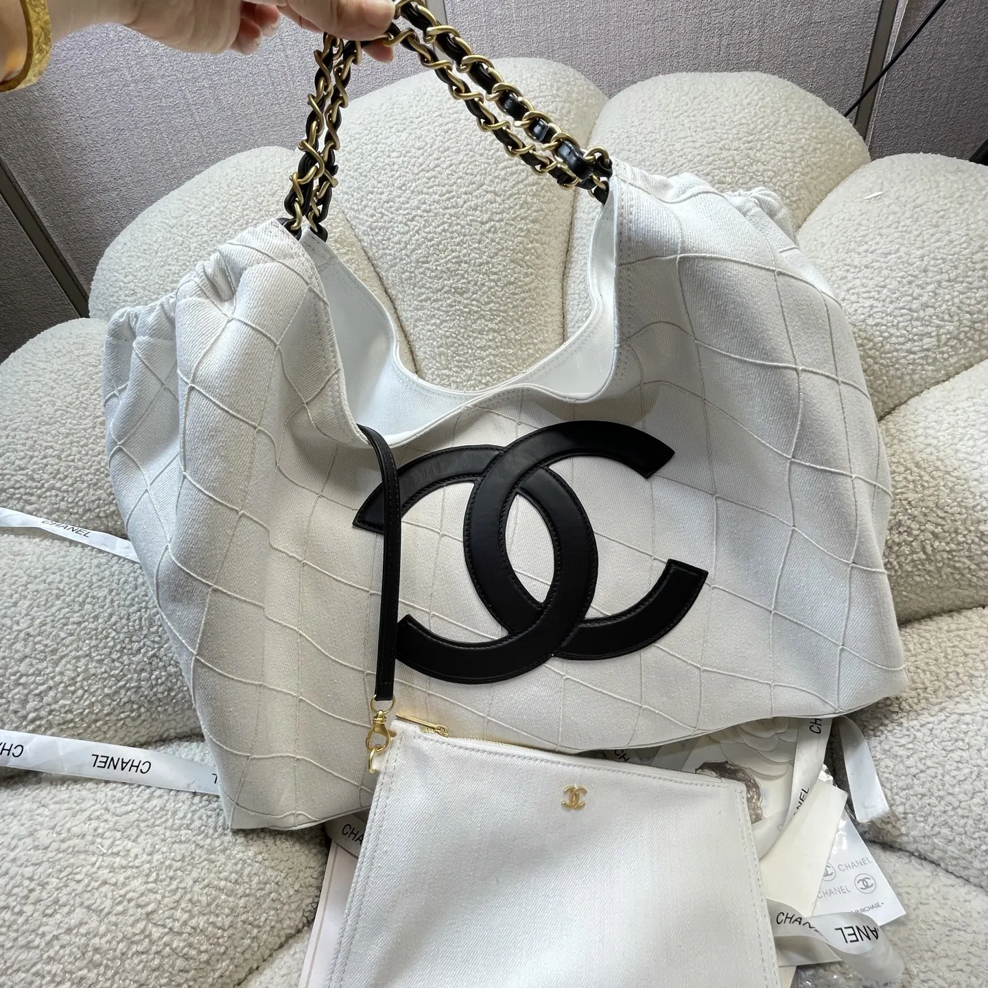 White Tote Bag Canvas