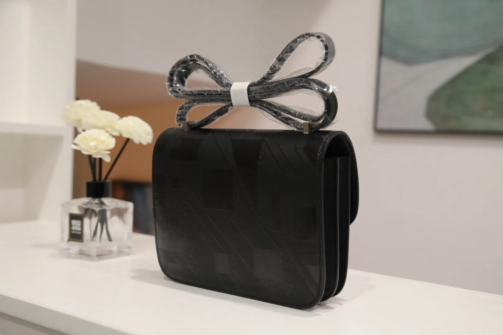 Hermès Constance Leather Handbag