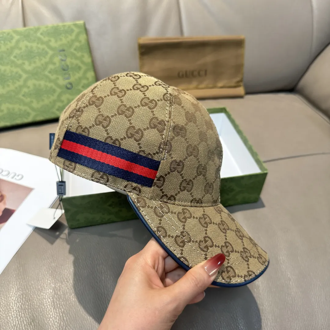 Gucci 牛皮 棒球帽 日常休闲款