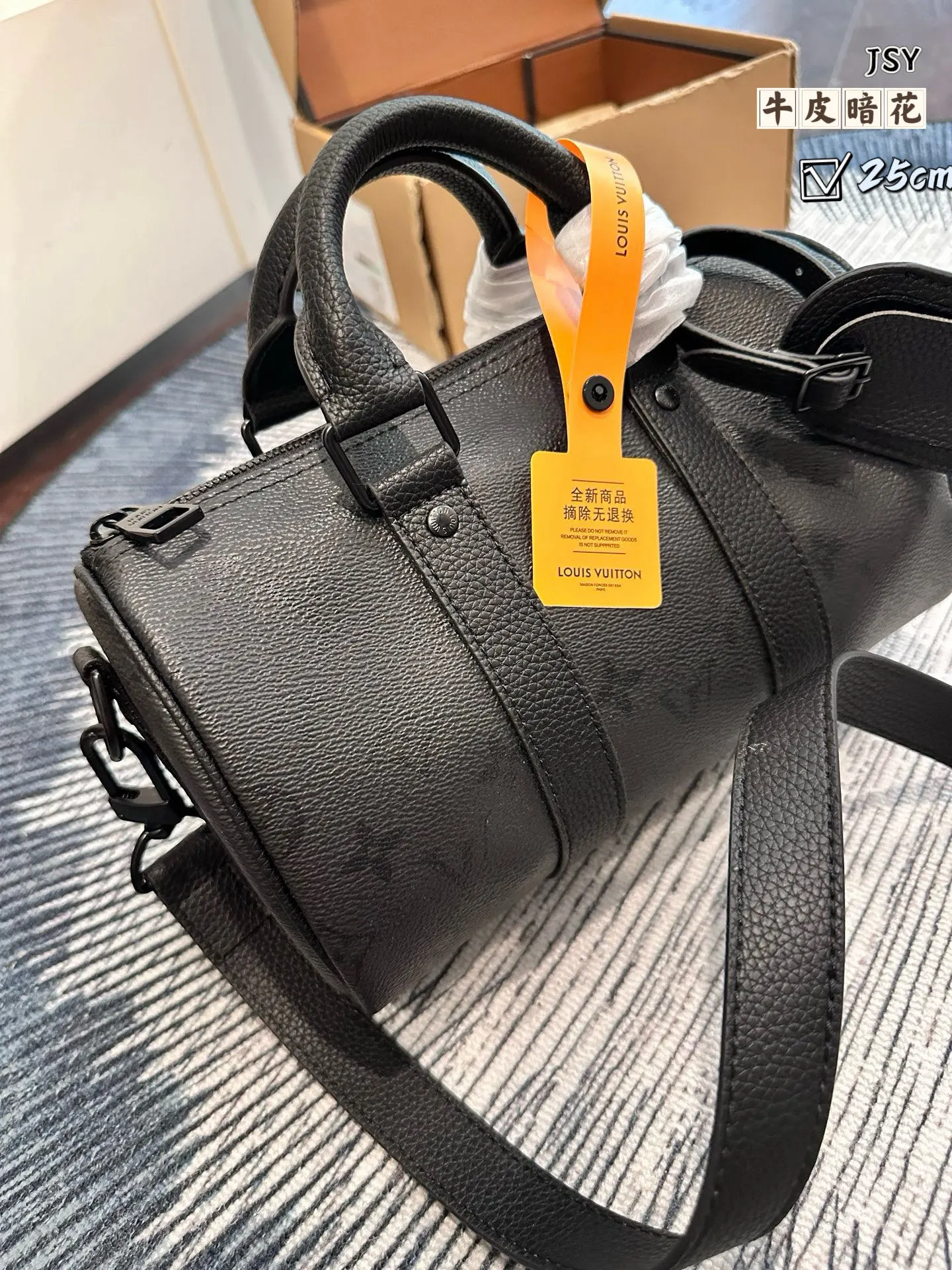 LV Keepall 老花 牛皮 旅行包 大容量旅行款