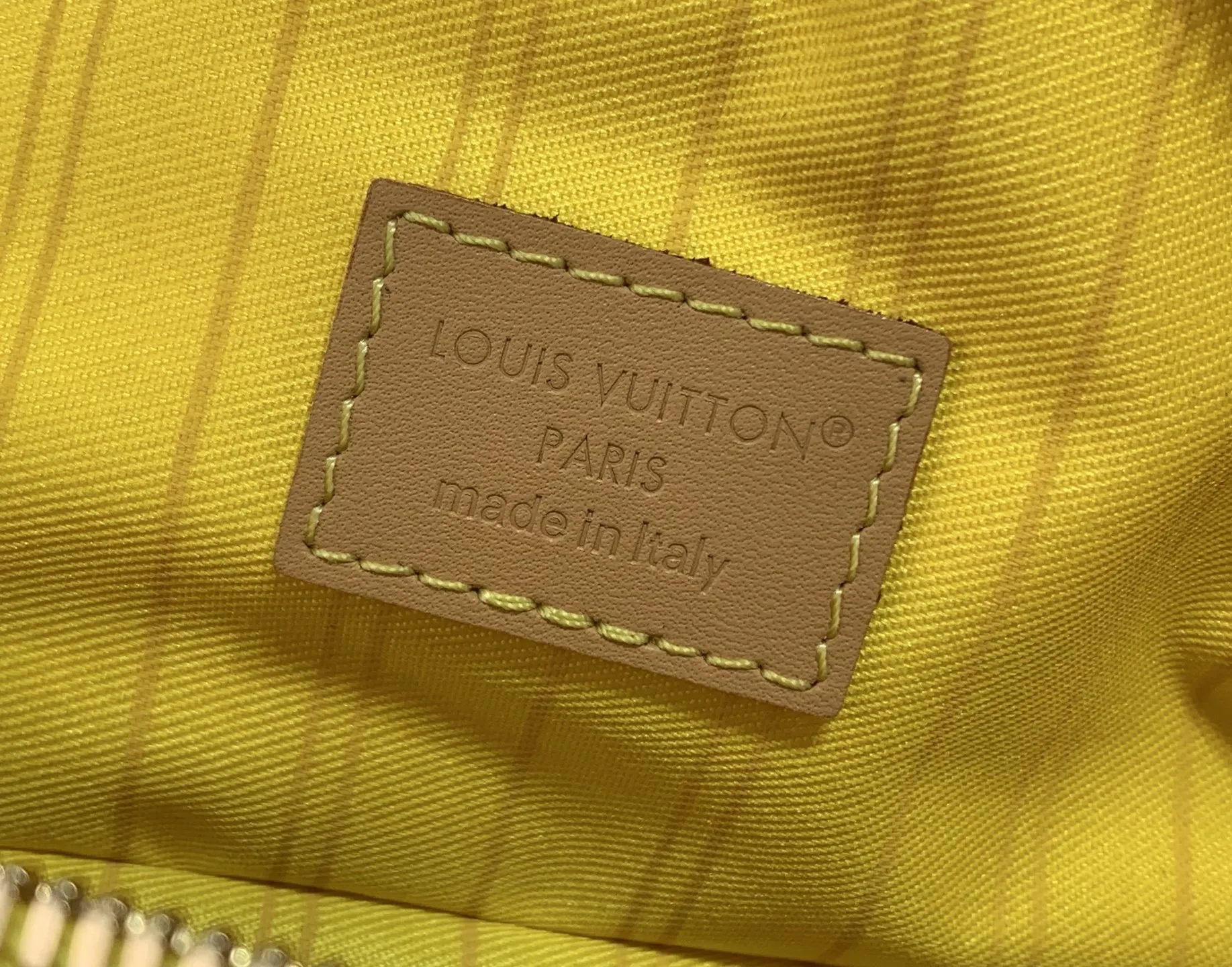 Louis Vuitton Yellow Monogram Belt Bag Casual Canvas