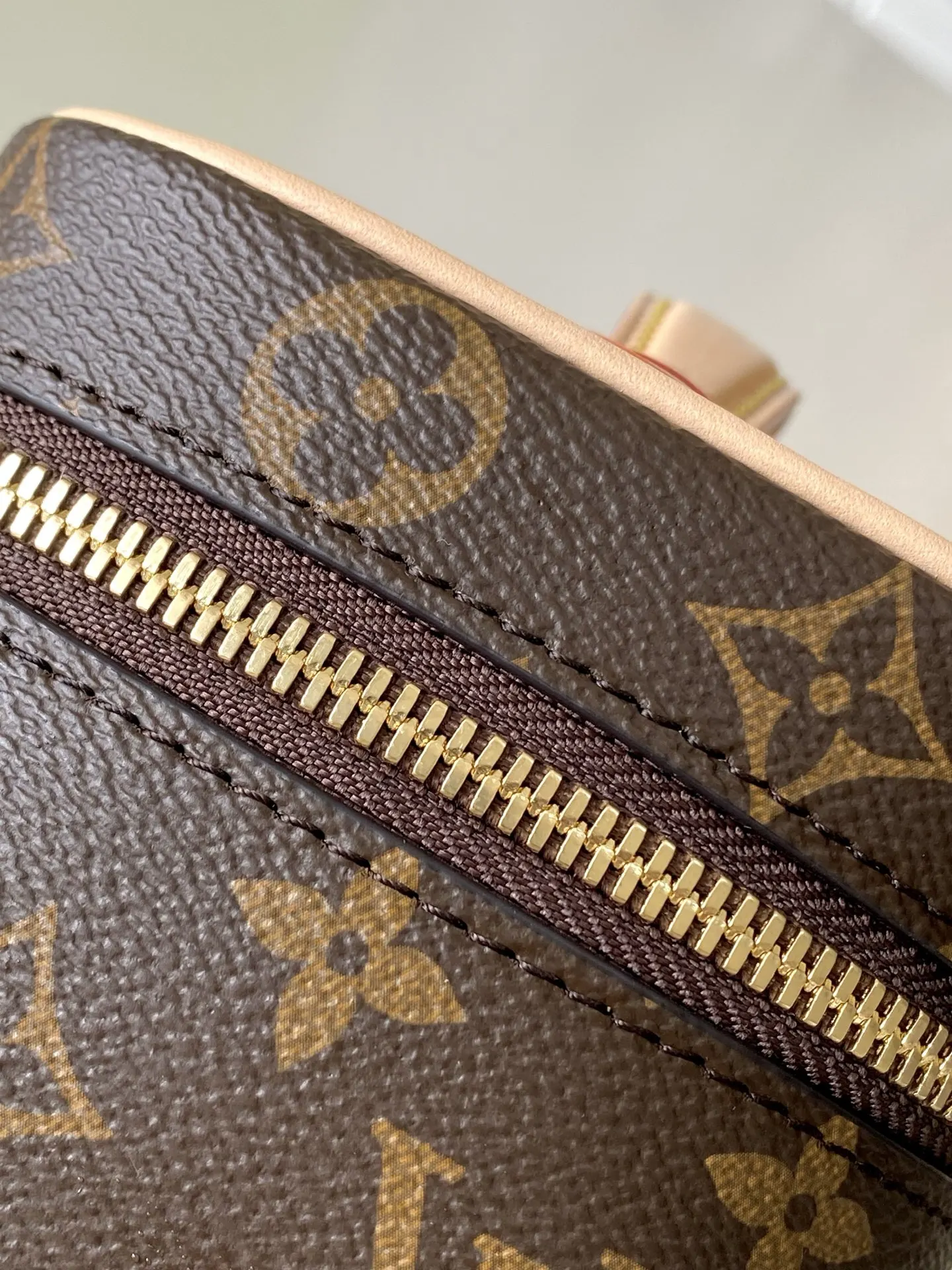 LV 老花 帆布 加强版 对柜 开发 全 手提包 通勤手提款
