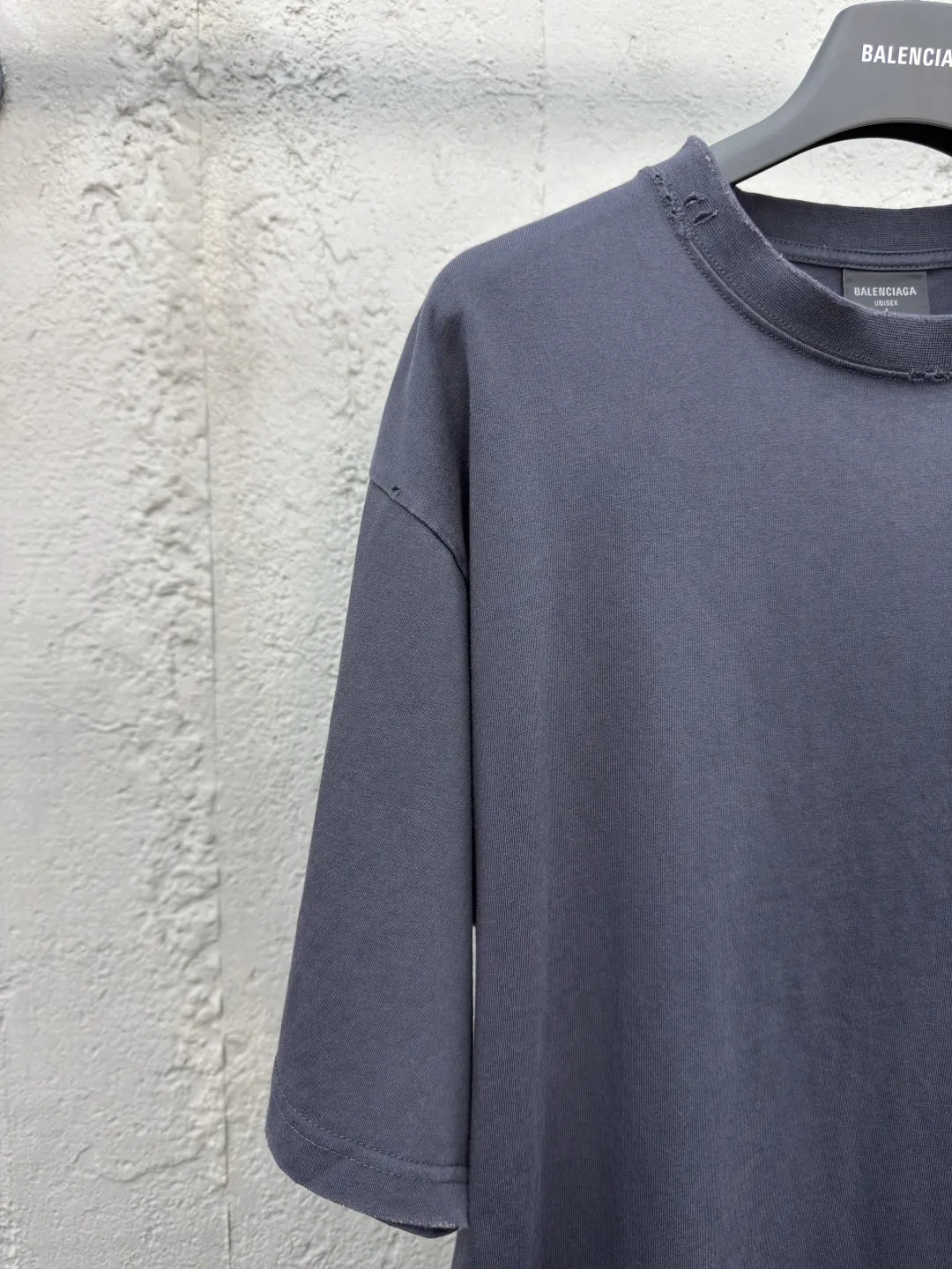 Balenciaga Black Cotton Short Sleeve T-Shirt Street