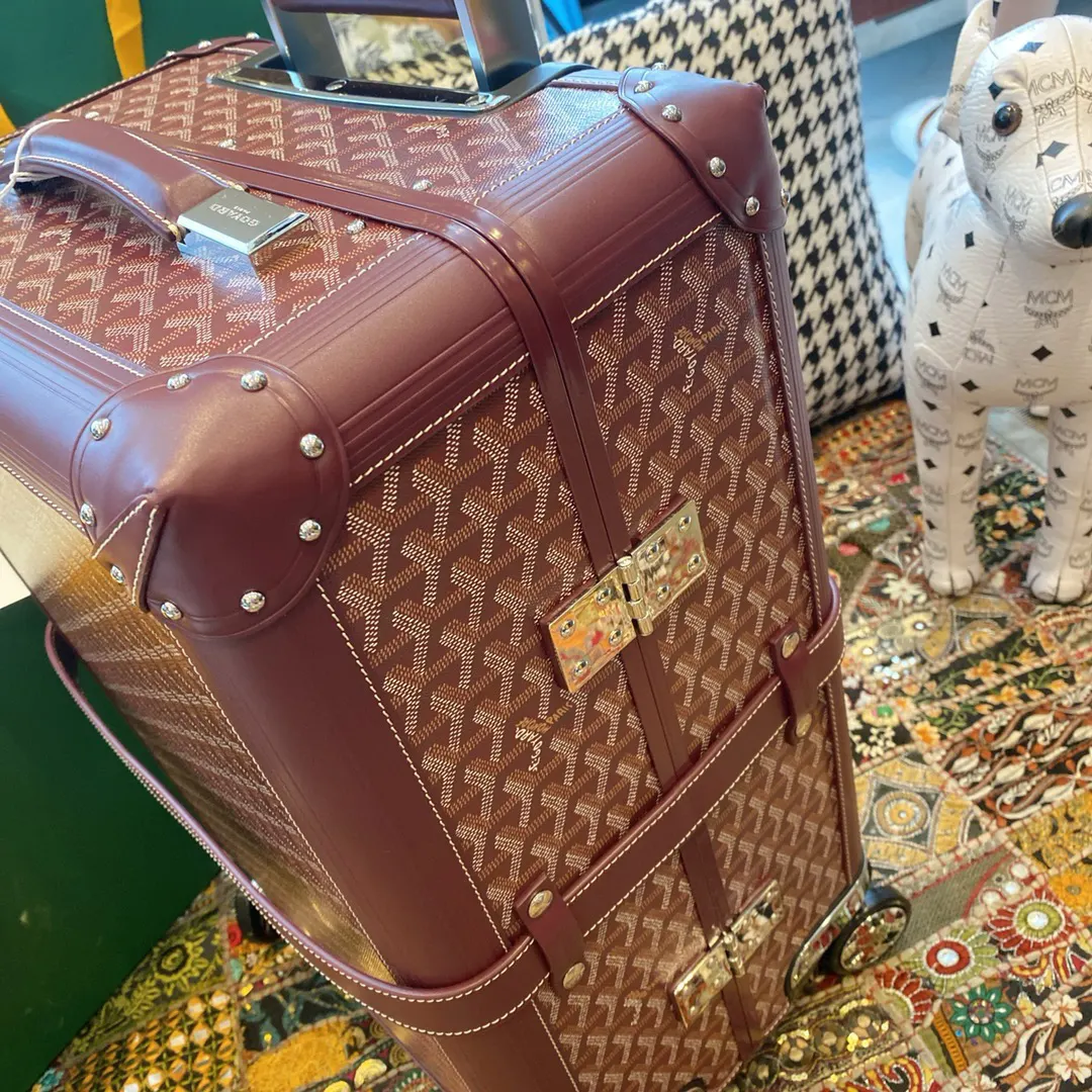 Goyard 黑色 白色 行李箱 旅行拉杆款 轻便出行款