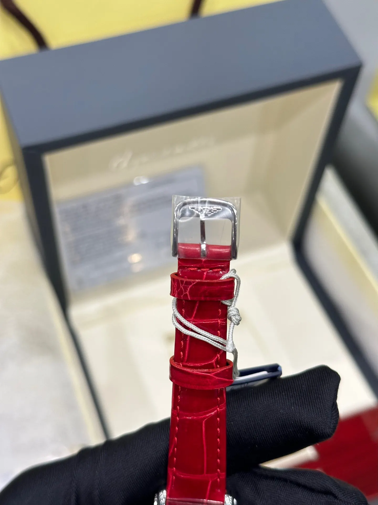 Longines 銀色 鳄鱼皮 手錶 經典腕表款