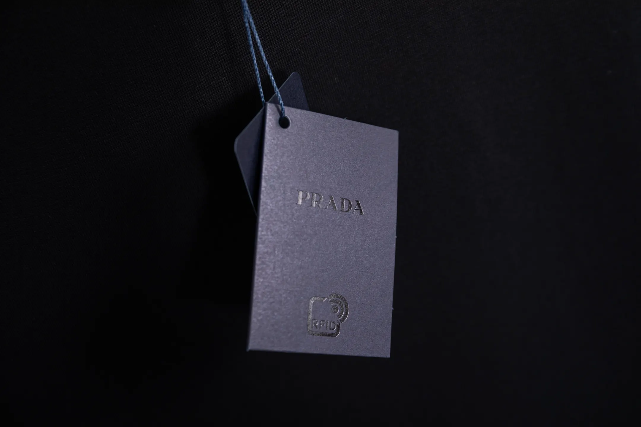 PRADA 领口小标 短袖T恤 高克重休闲款