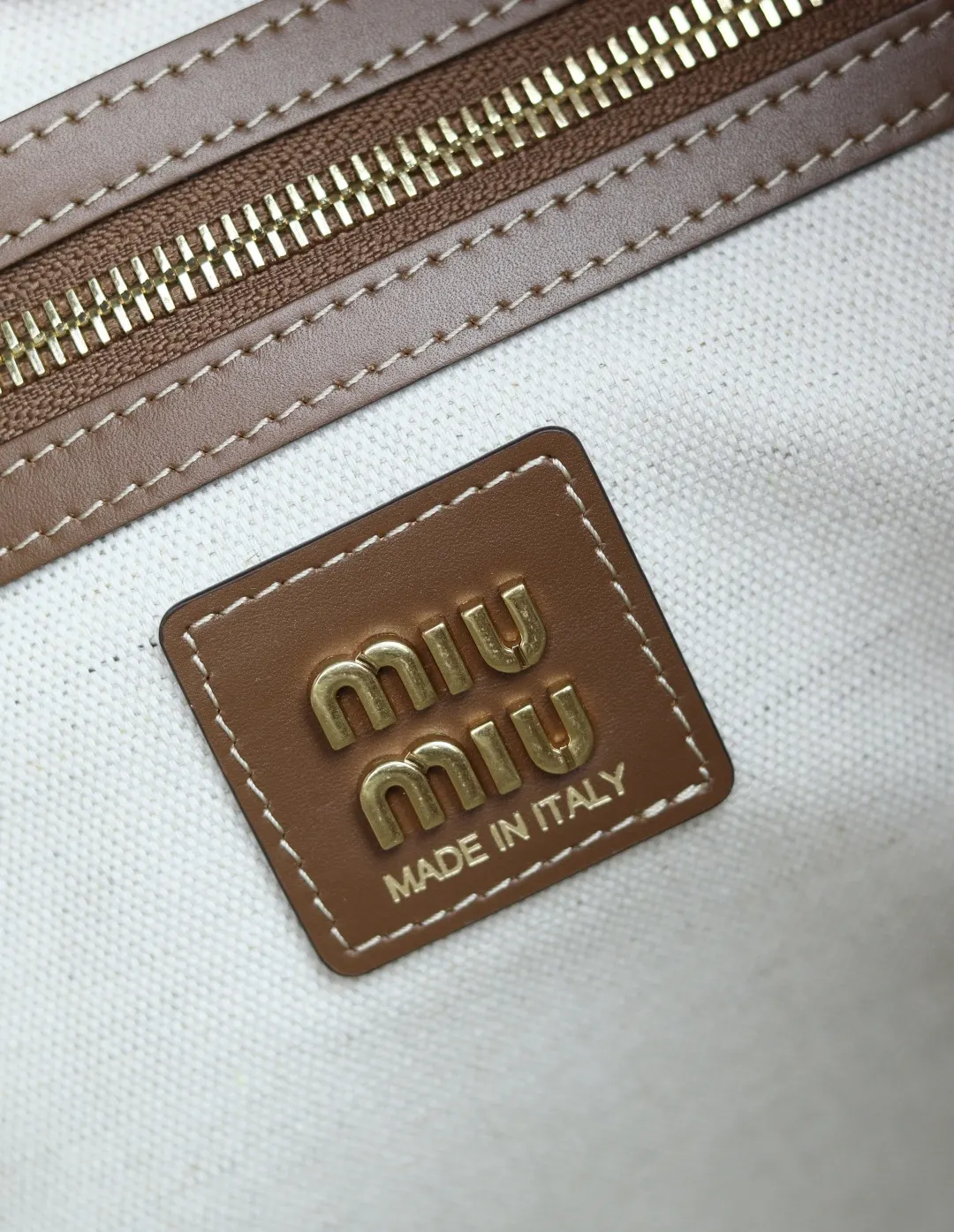 Gold Top Handle Bag Commuter Canvas