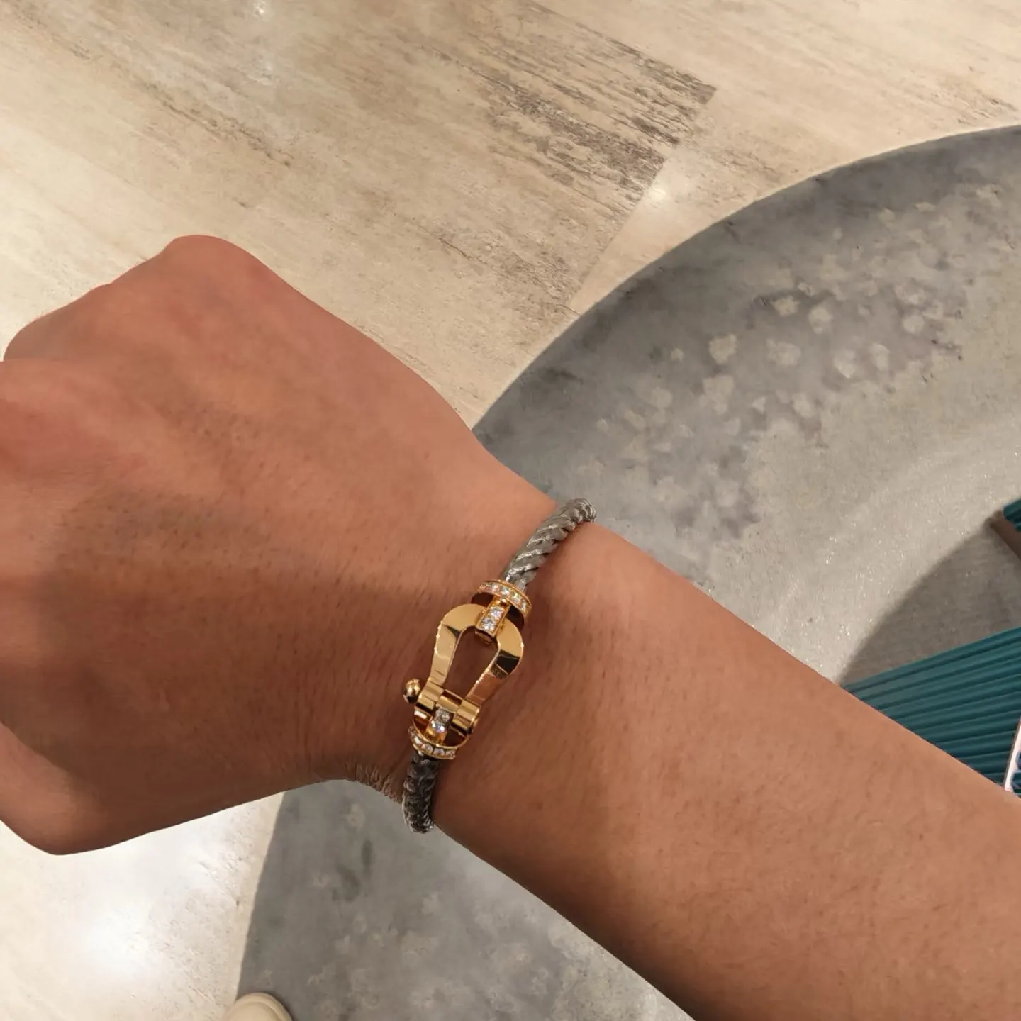 Hermes 玫瑰金 金色 银色 红色 手链 日常叠戴款