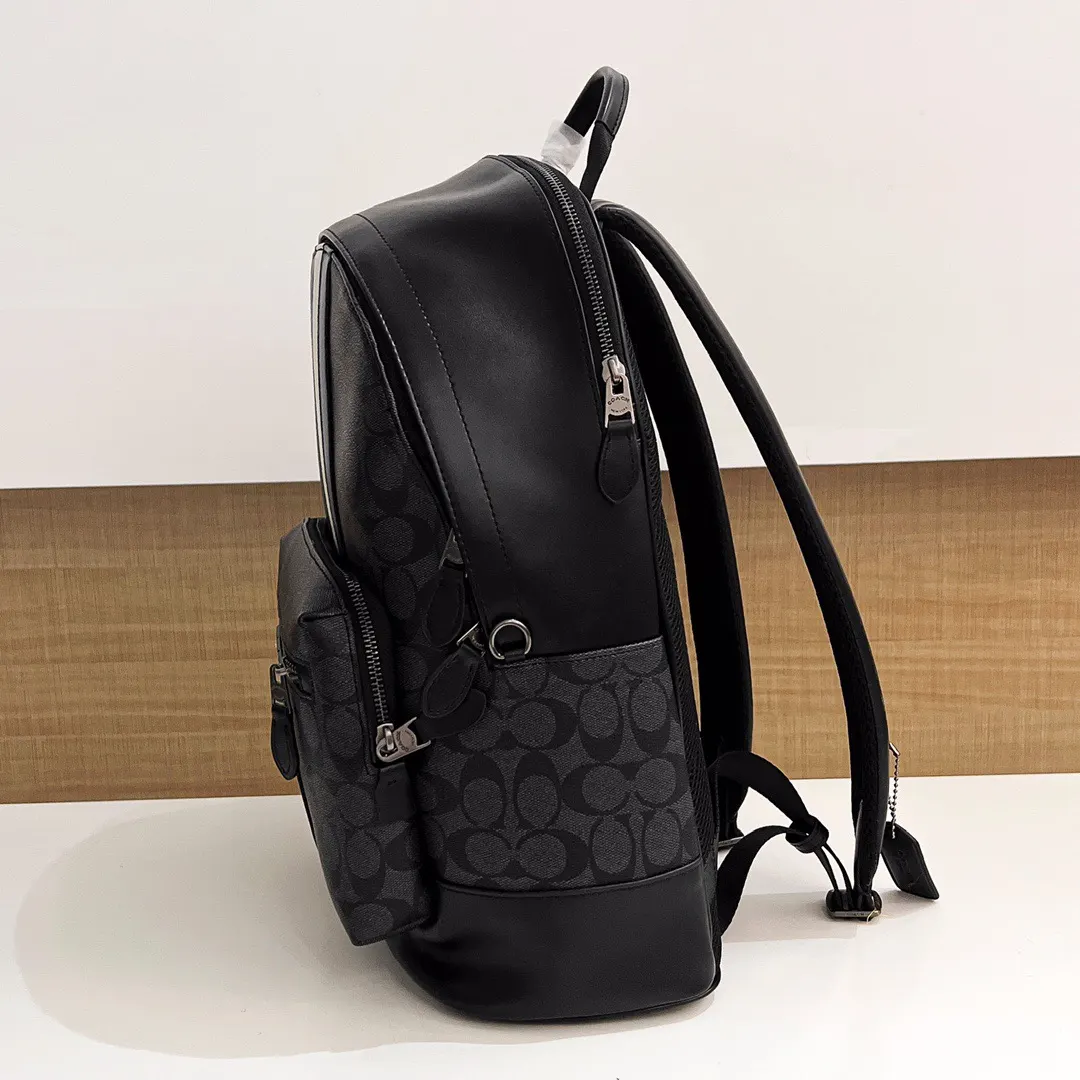 Coach 老花 牛皮 男士雙肩 雙肩包 实用雙肩款